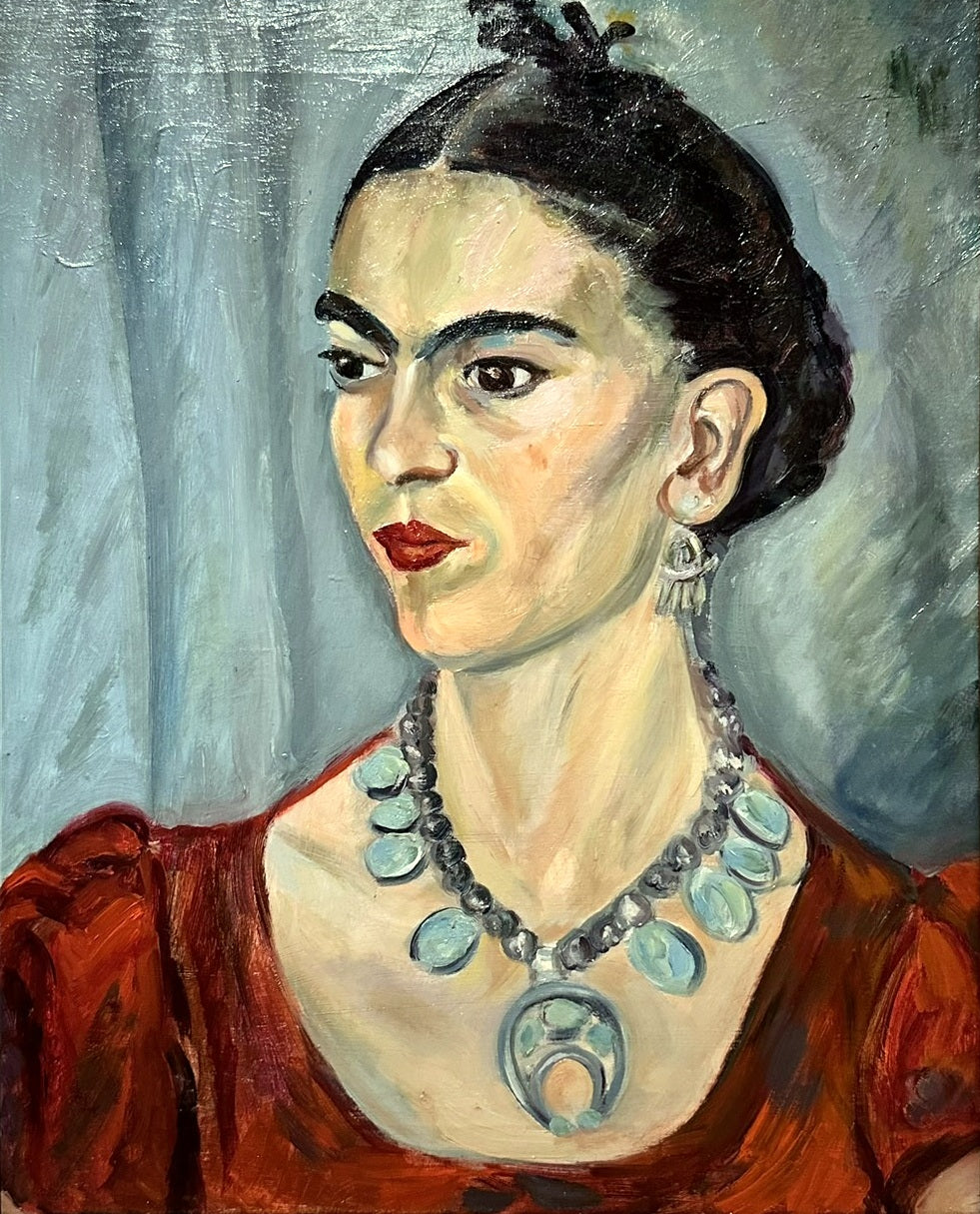 Frida Kahlo, painted by Magda Pach, 1933. National Portrait Gallery, Washington.