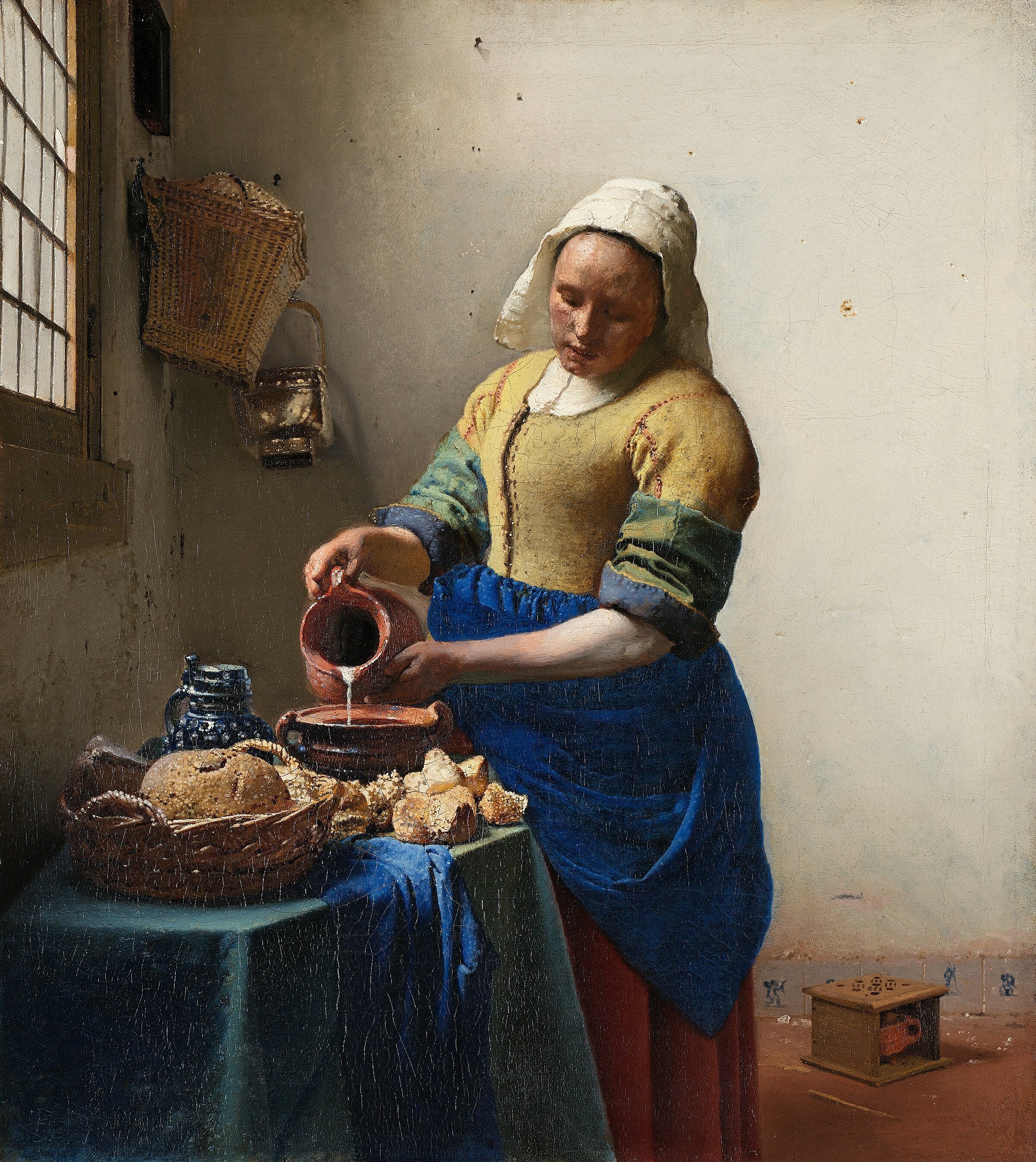 Johannes Vermeer, The Milkmaid, c. 1658. Oil on canvas. Rijksmuseum, Amsterdam.