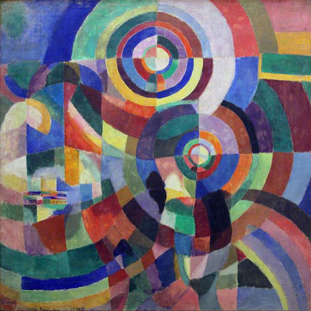 Sonia Delaunay, Electric Prisms, 1914. Centre Pompidou, Paris.