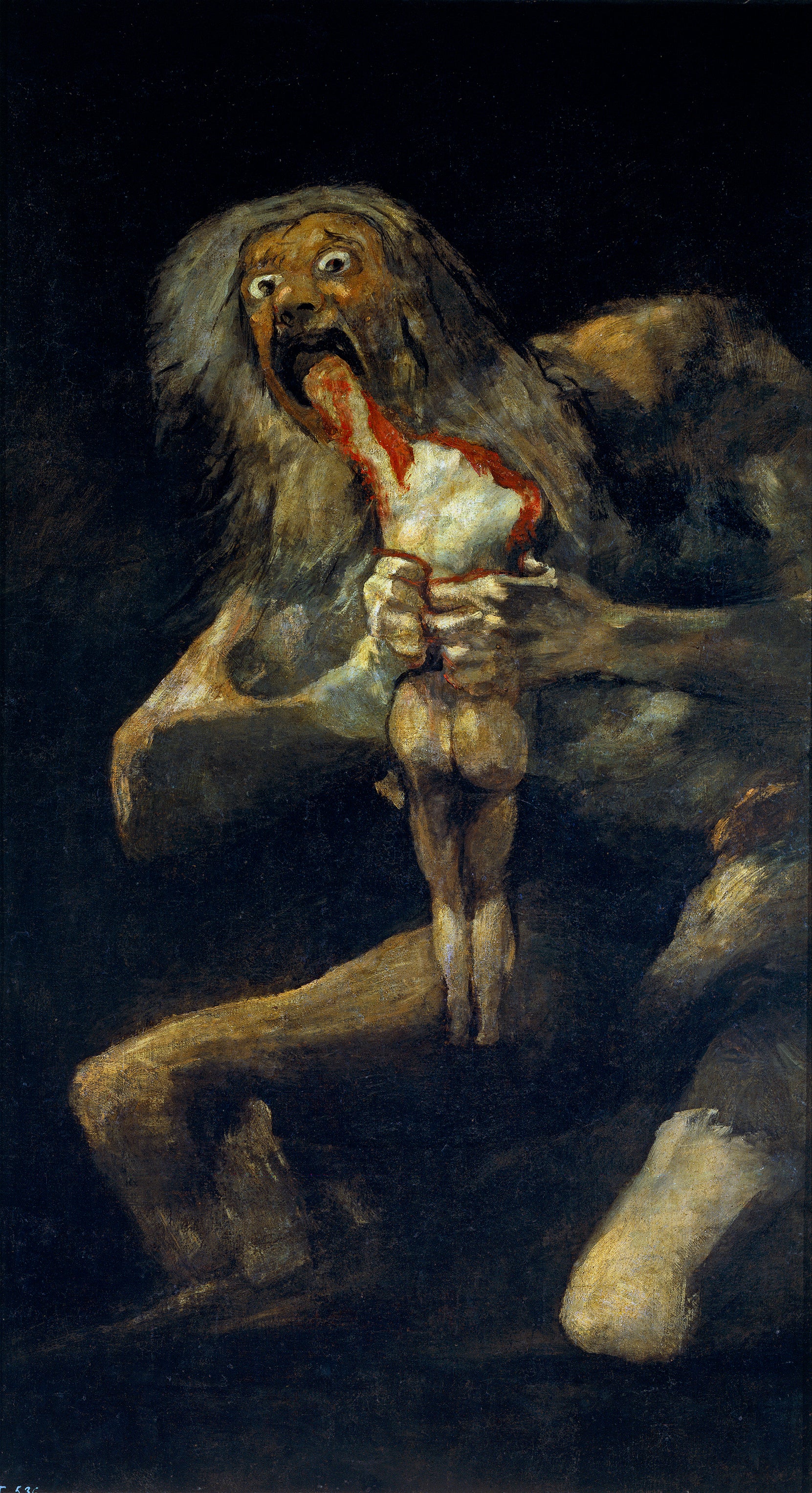 Francisco Goya, Saturn Devouring His Son, 1819-1823. Museo del Prado, Madrid.