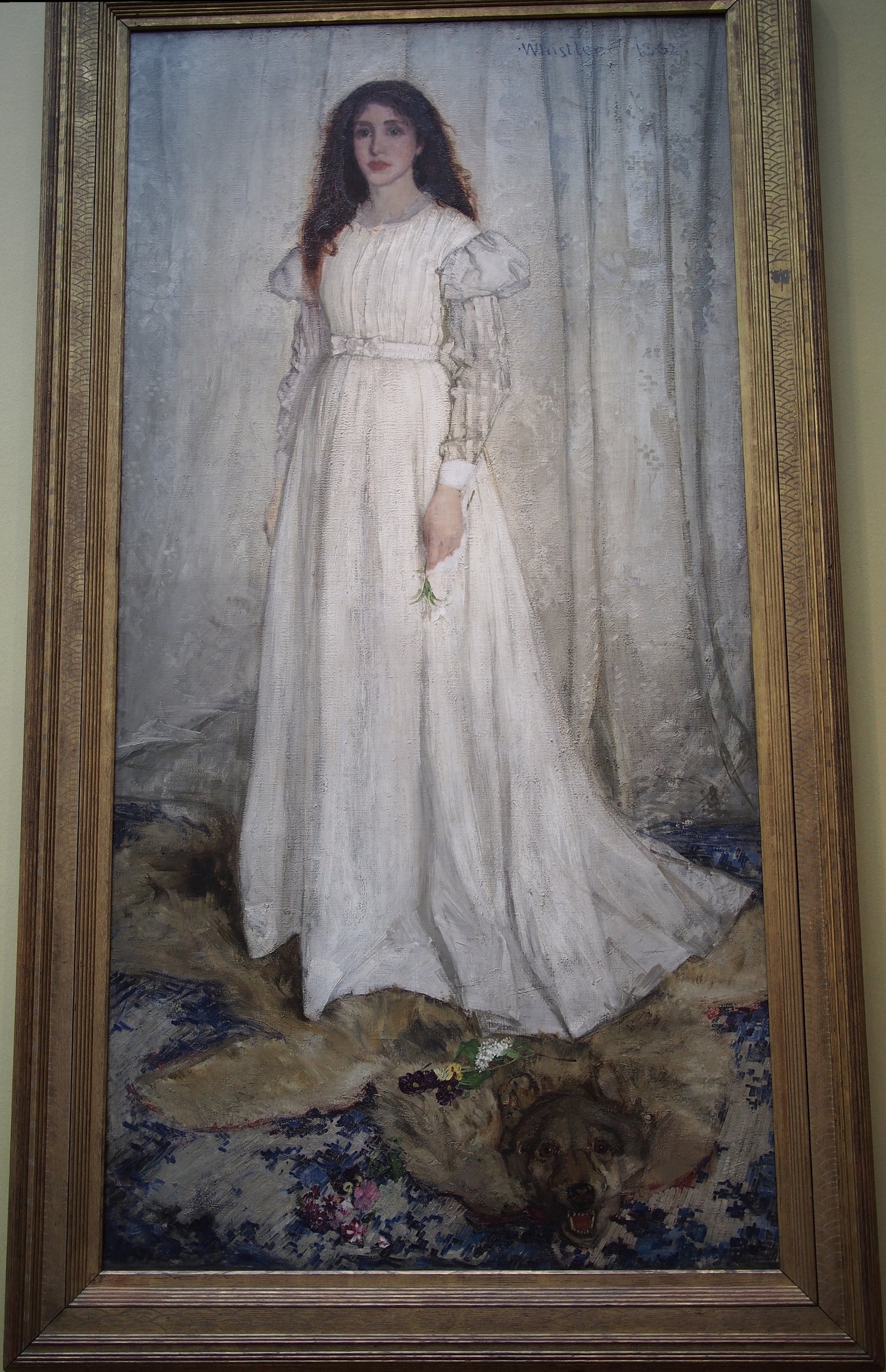 James McNeill Whistler, Symphony in White, No. 1: The White Girl, 1862. National Gallery of Art, Washington.