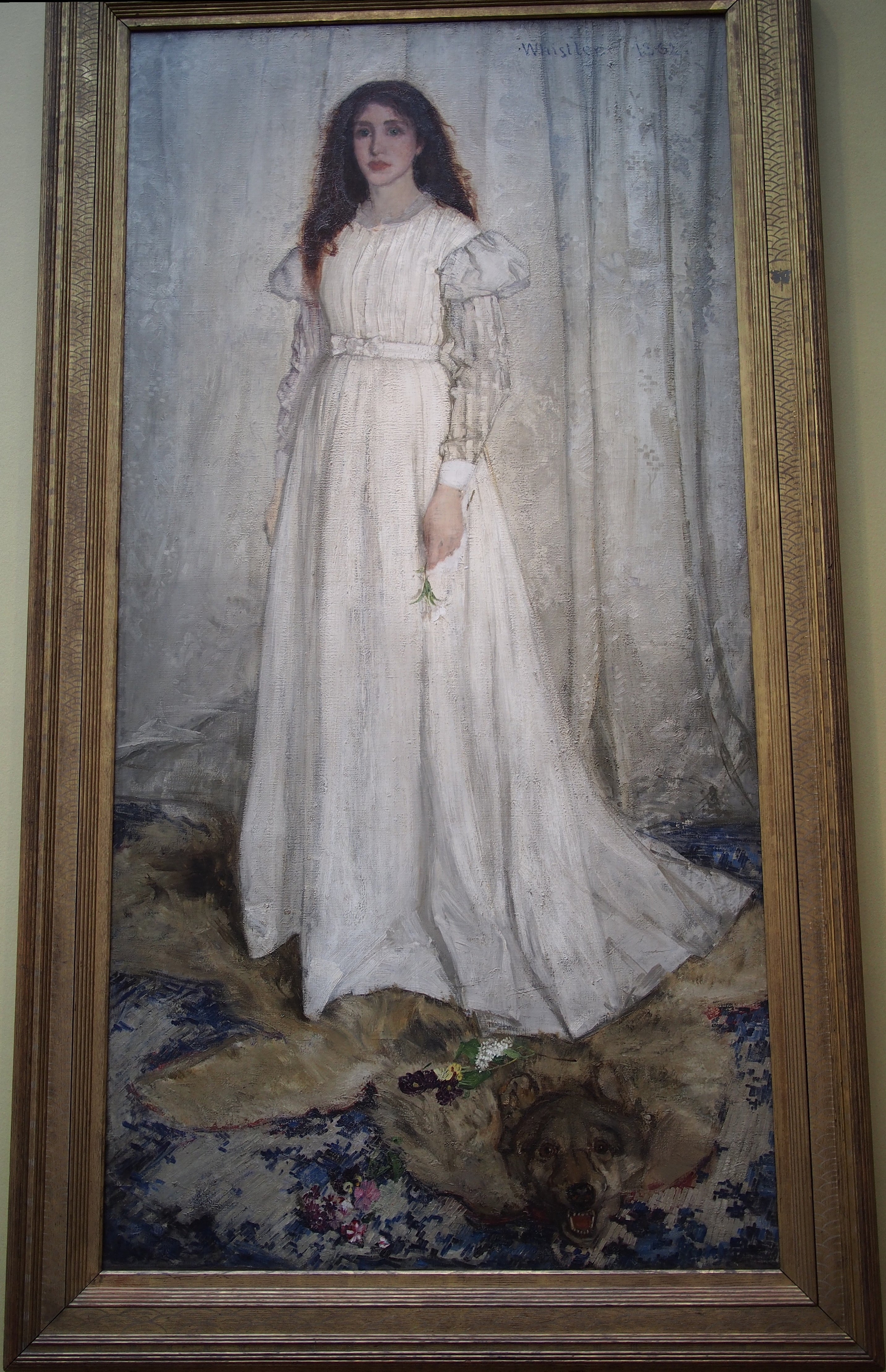James McNeill Whistler, Symphony in White, No. 1: The White Girl, 1862. National Gallery of Art, Washington.