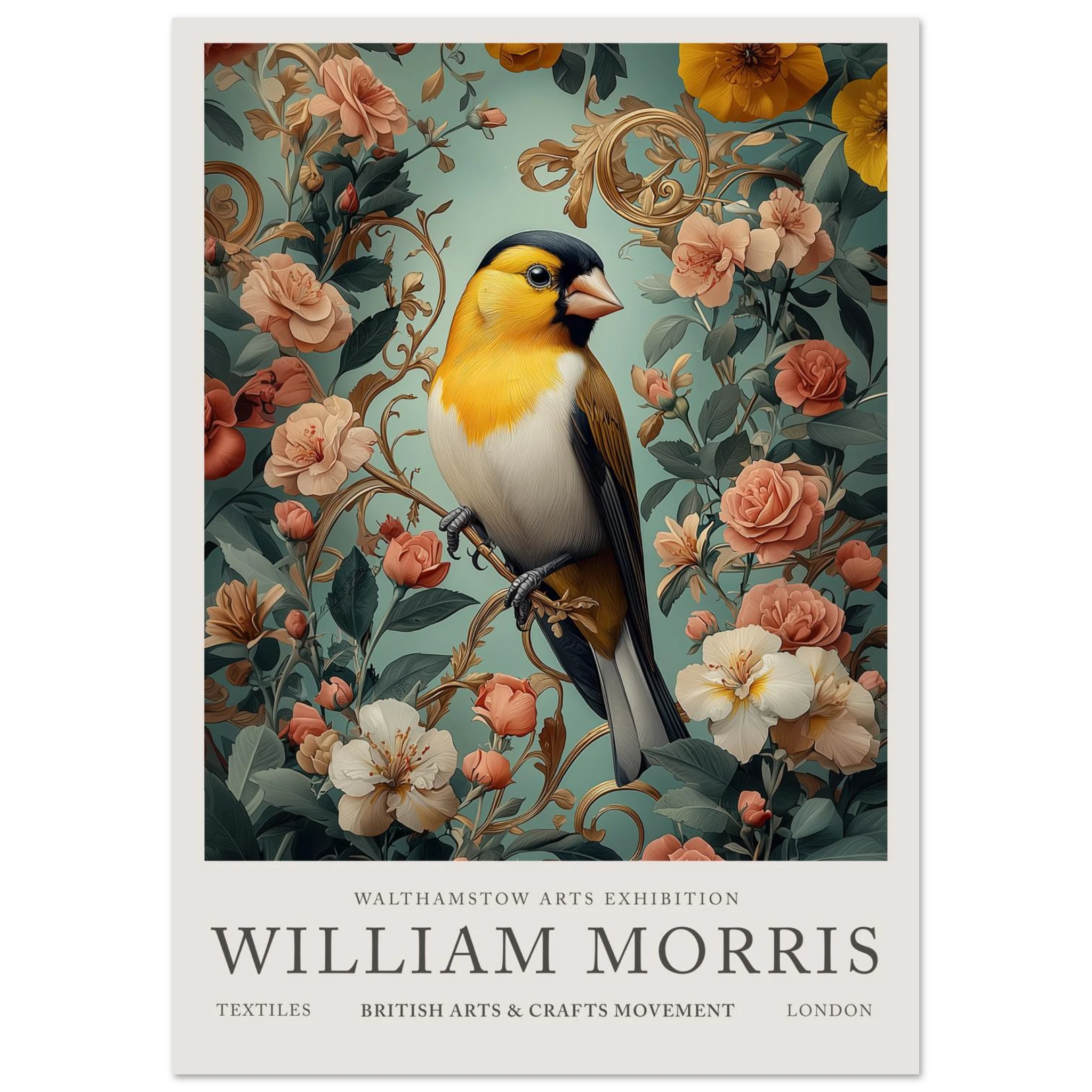 Goldfinch Glow - William Morris