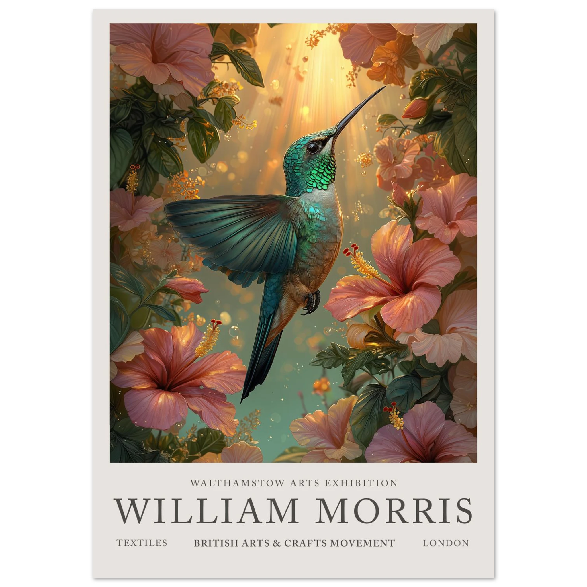 Hummingbird Halo - William Morris