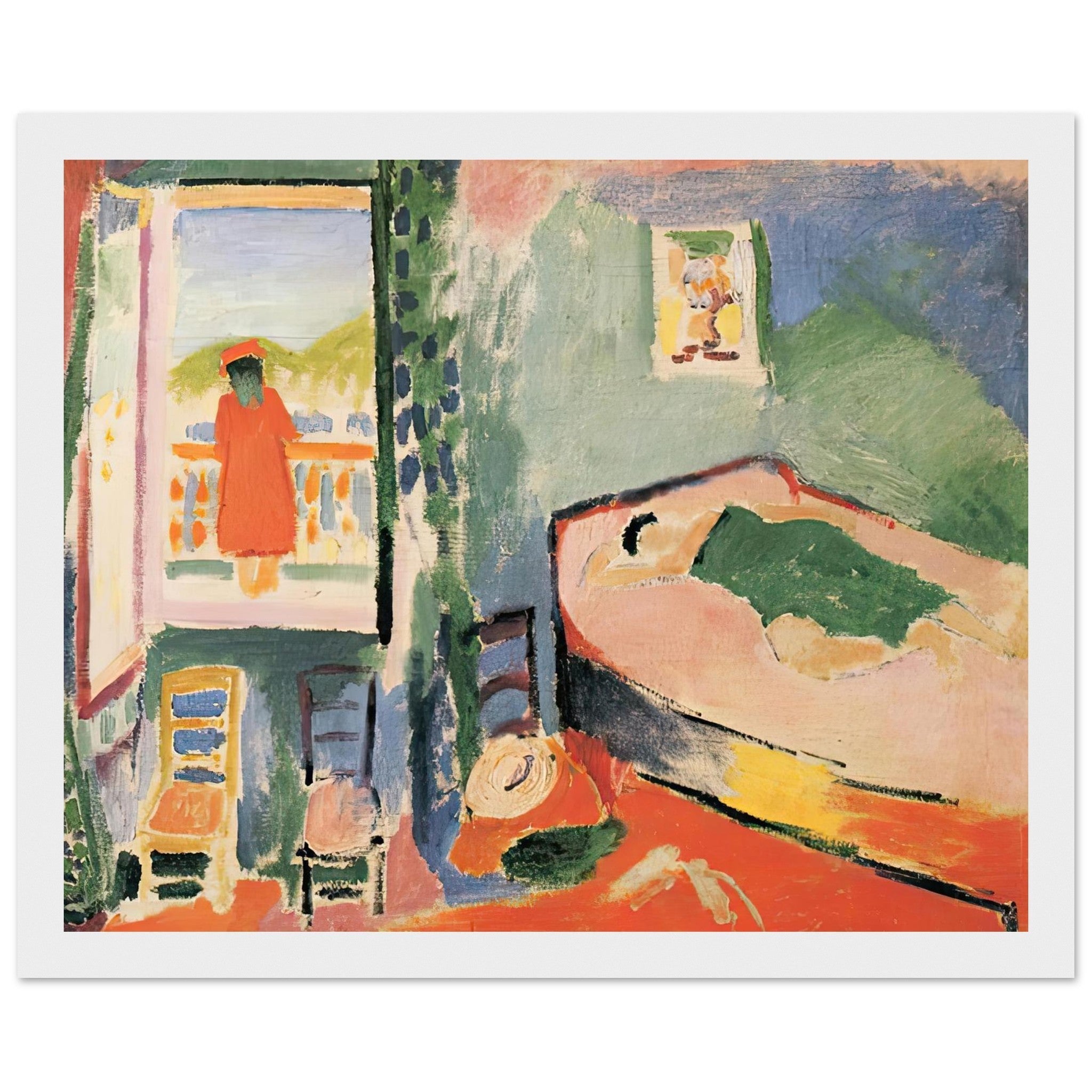 Collioure Interior by Henri Matisse – Fauvist Interior Scene Print