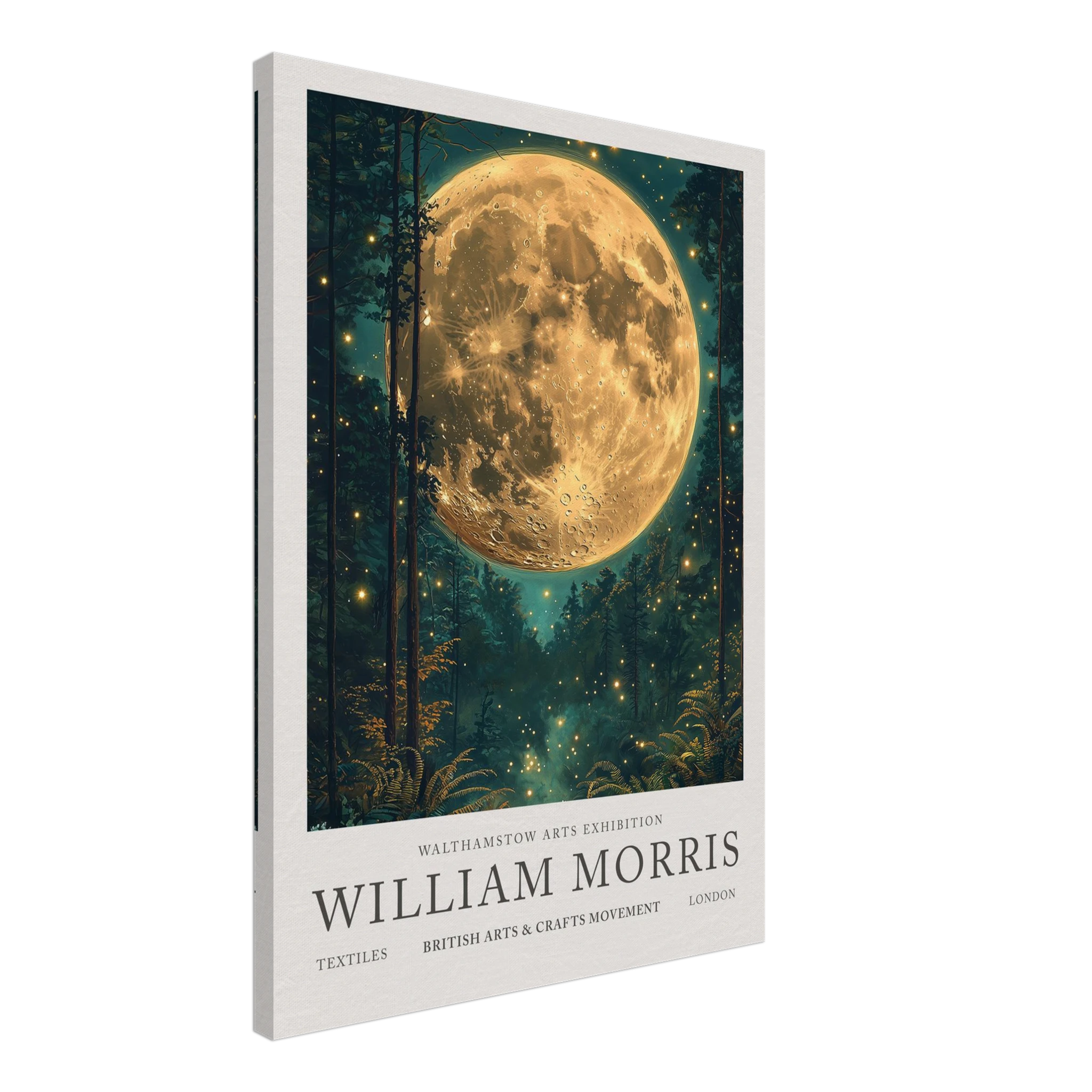 Moonlit Forest - William Morris
