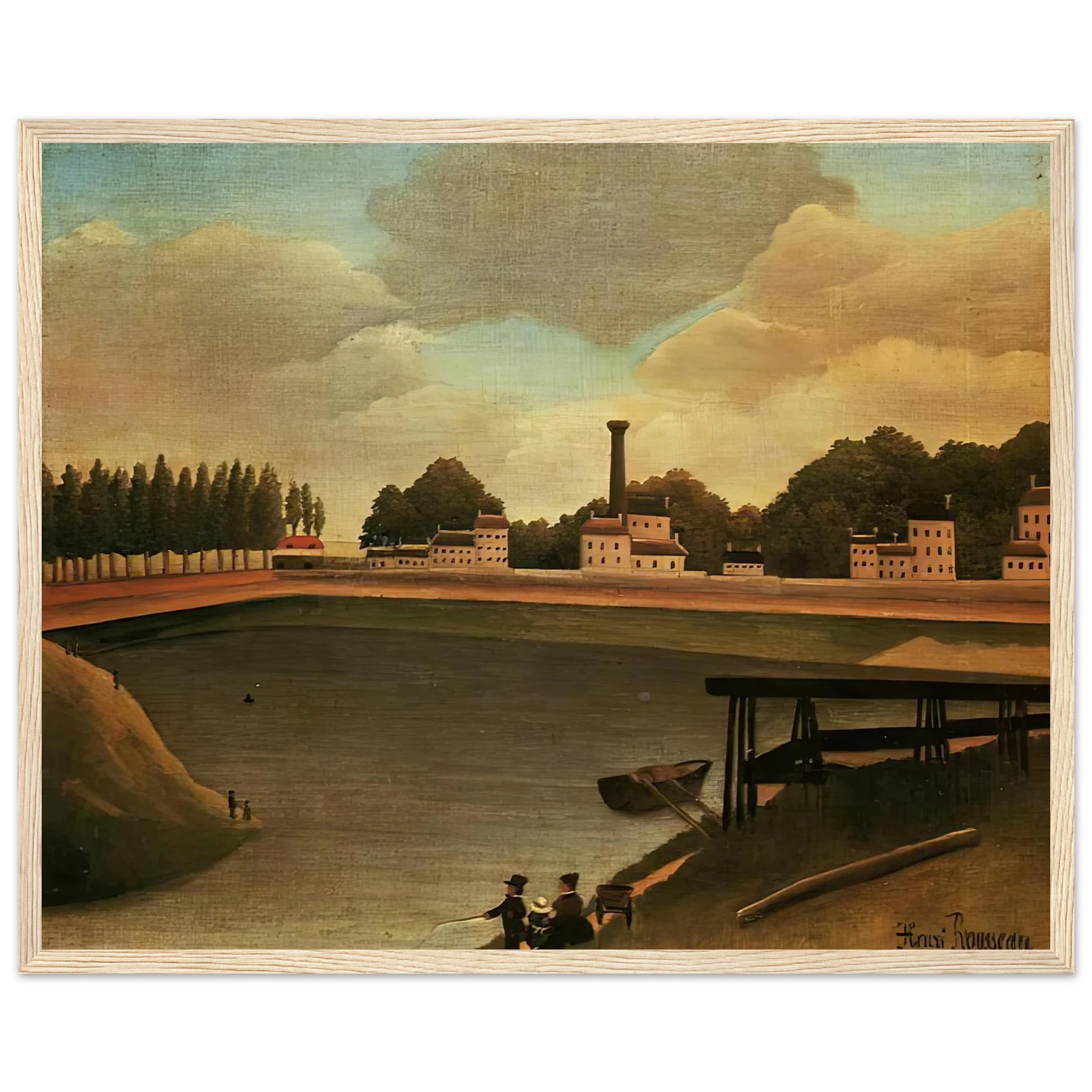 Family Fishing by Henri Matisse – Fauvist Coastal Life Print