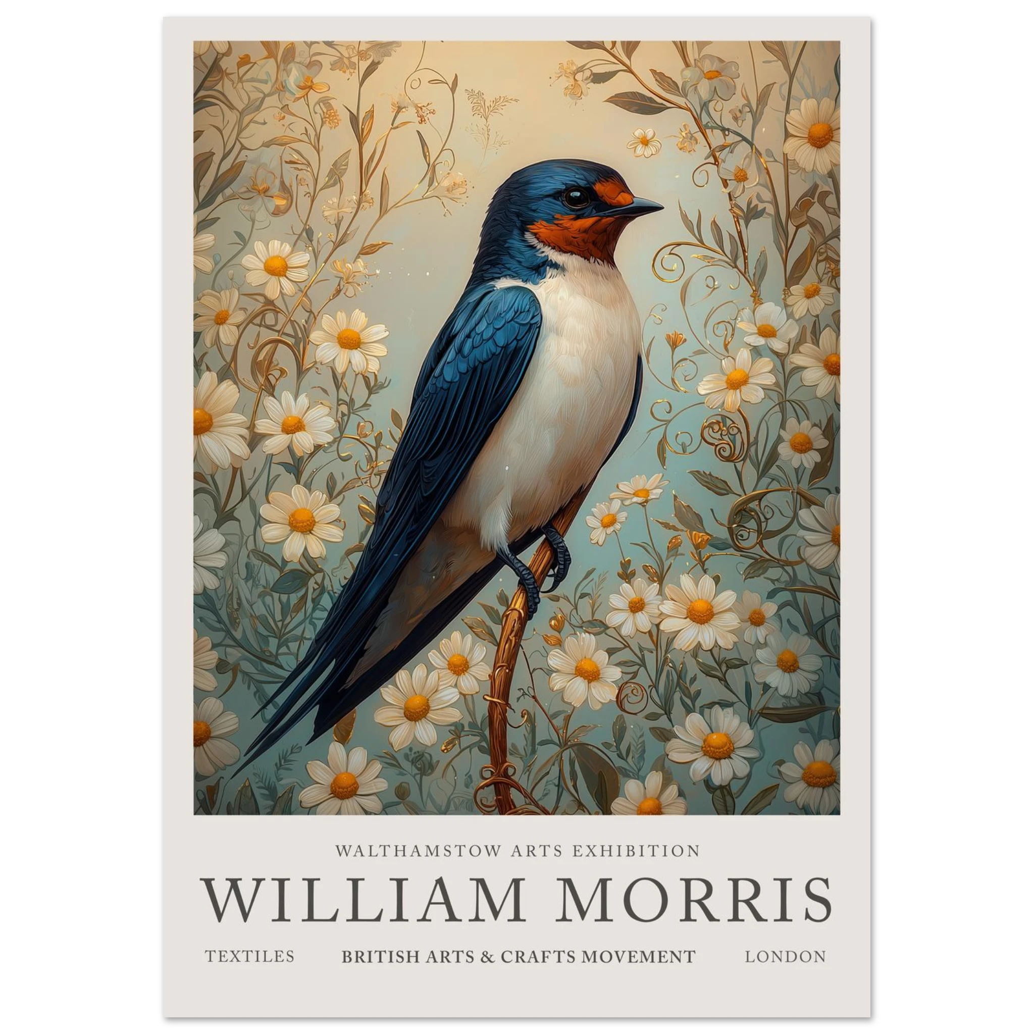 Barn Swallow Symphony - William Morris