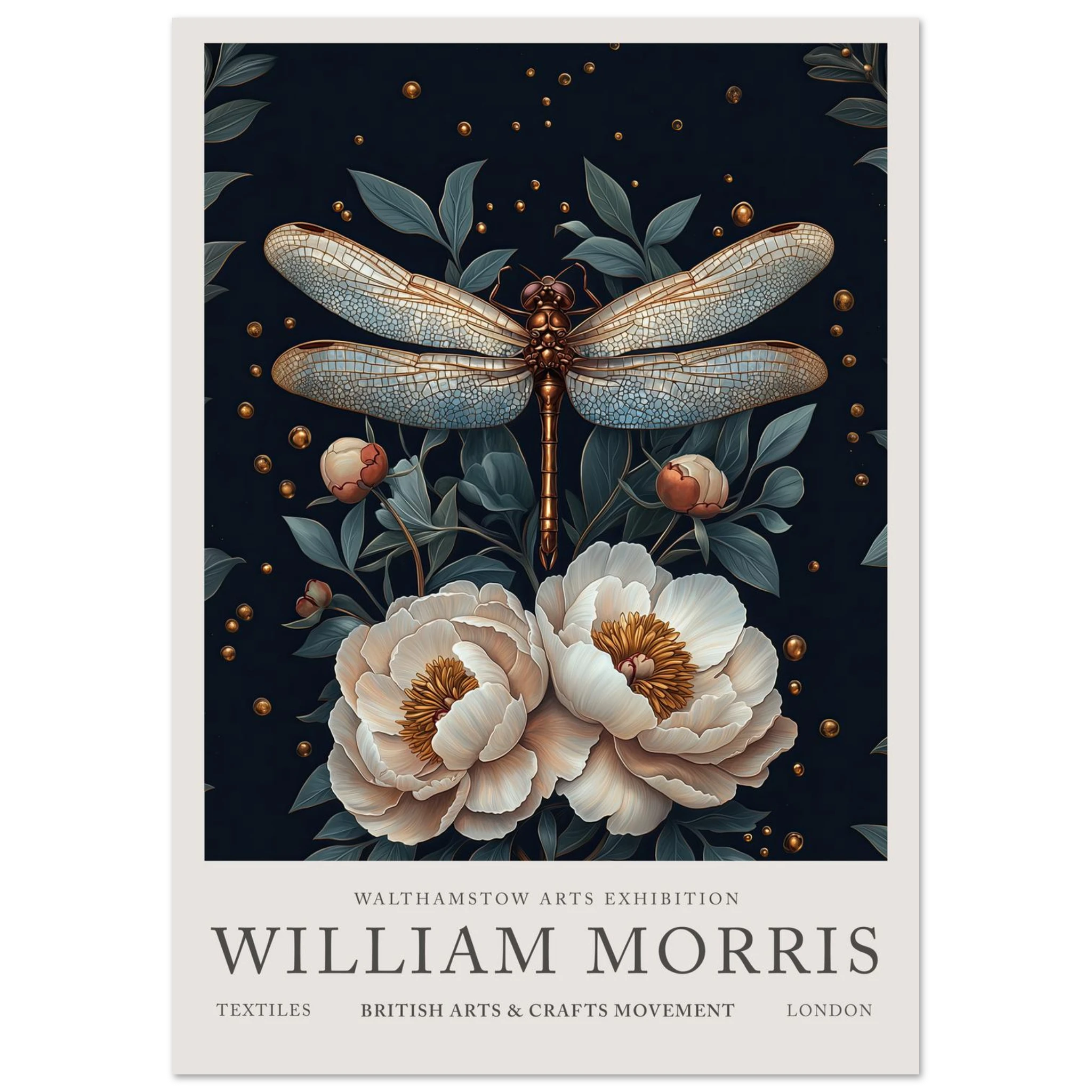 Dragonfly Dazzle - William Morris
