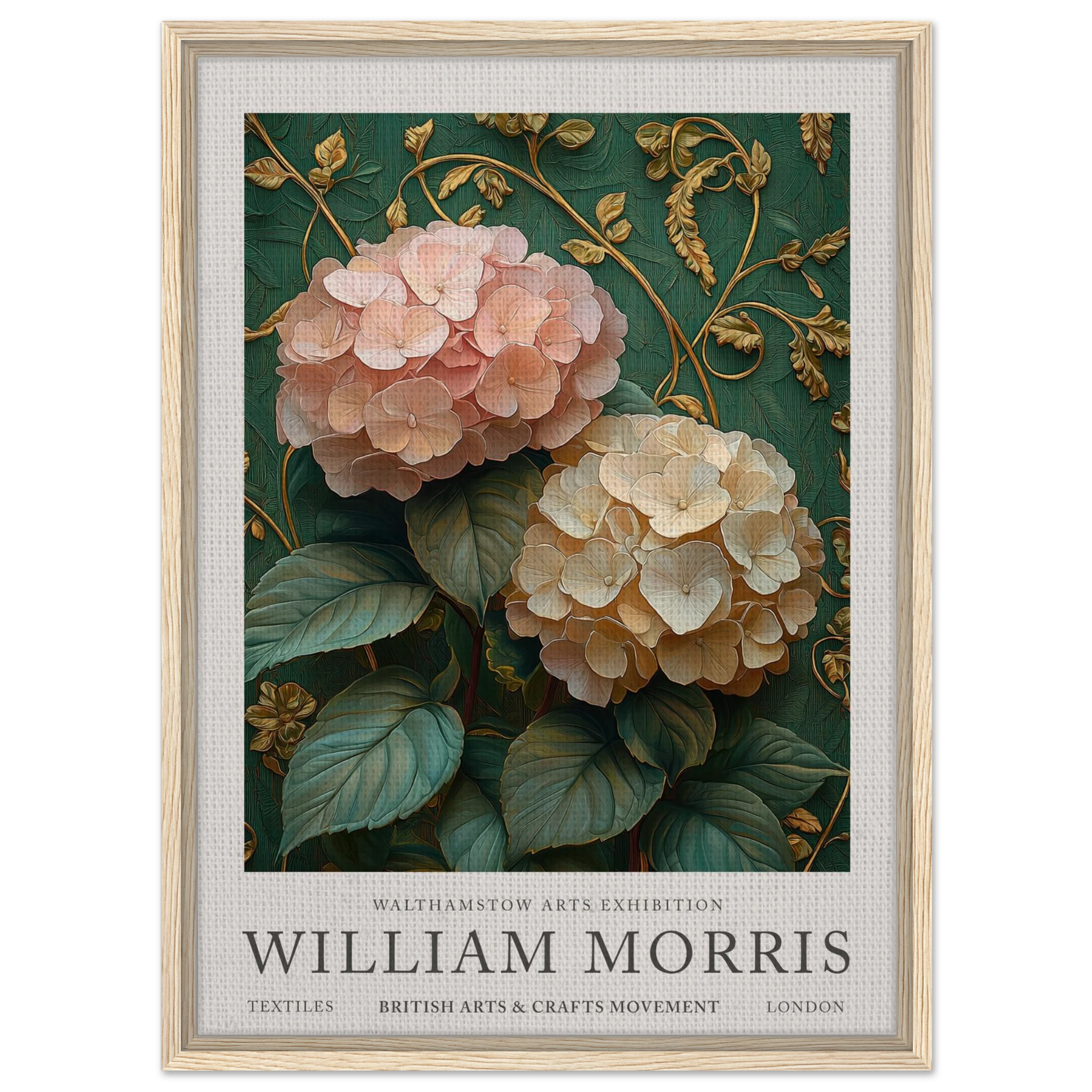 Hydrangea Harmony - William Morris