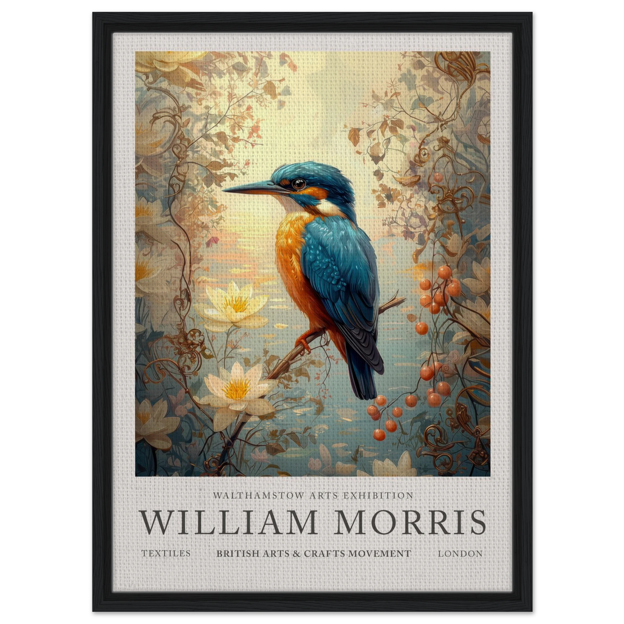 Kingfisher Calm - William Morris