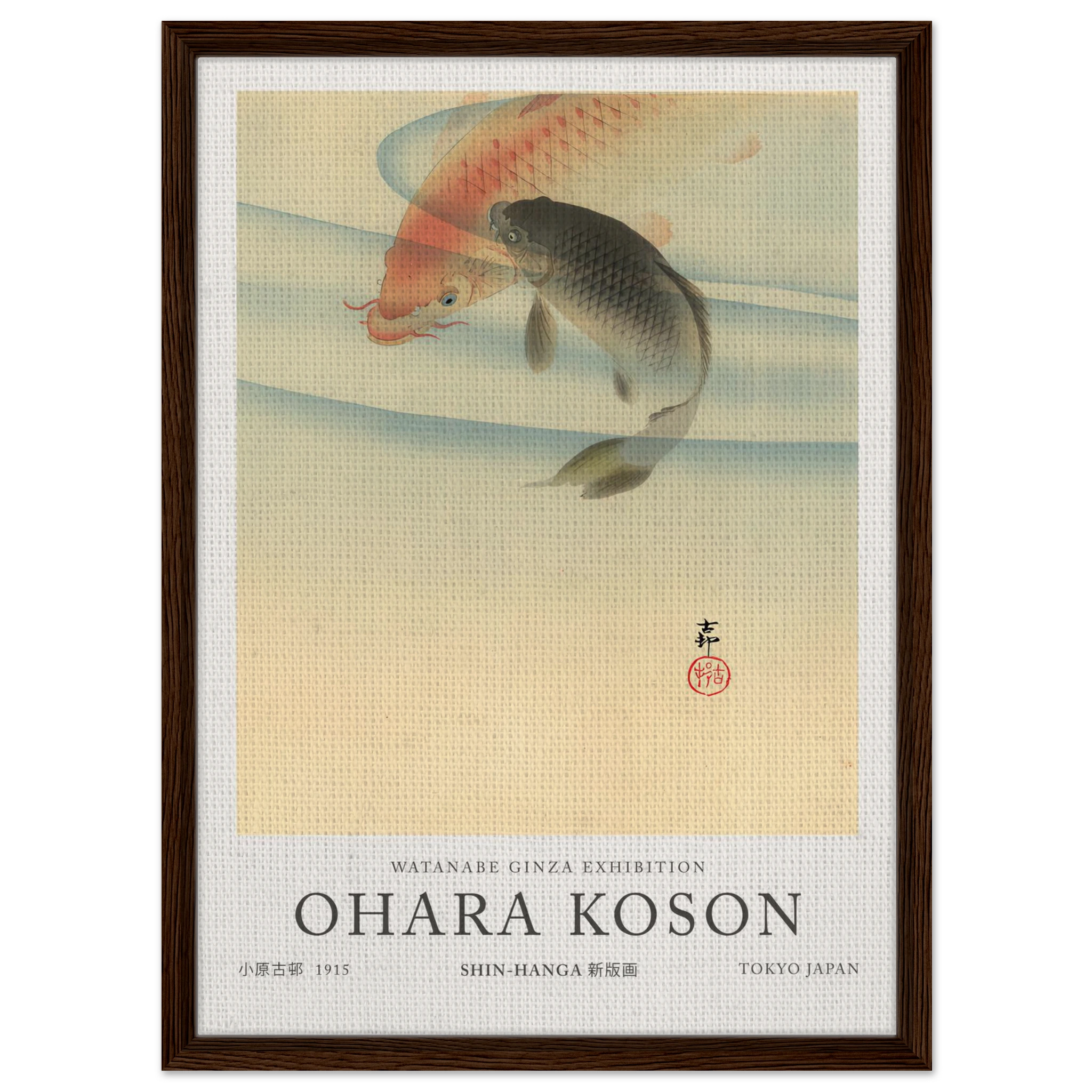 Two Koi Carps - Ohara Koson