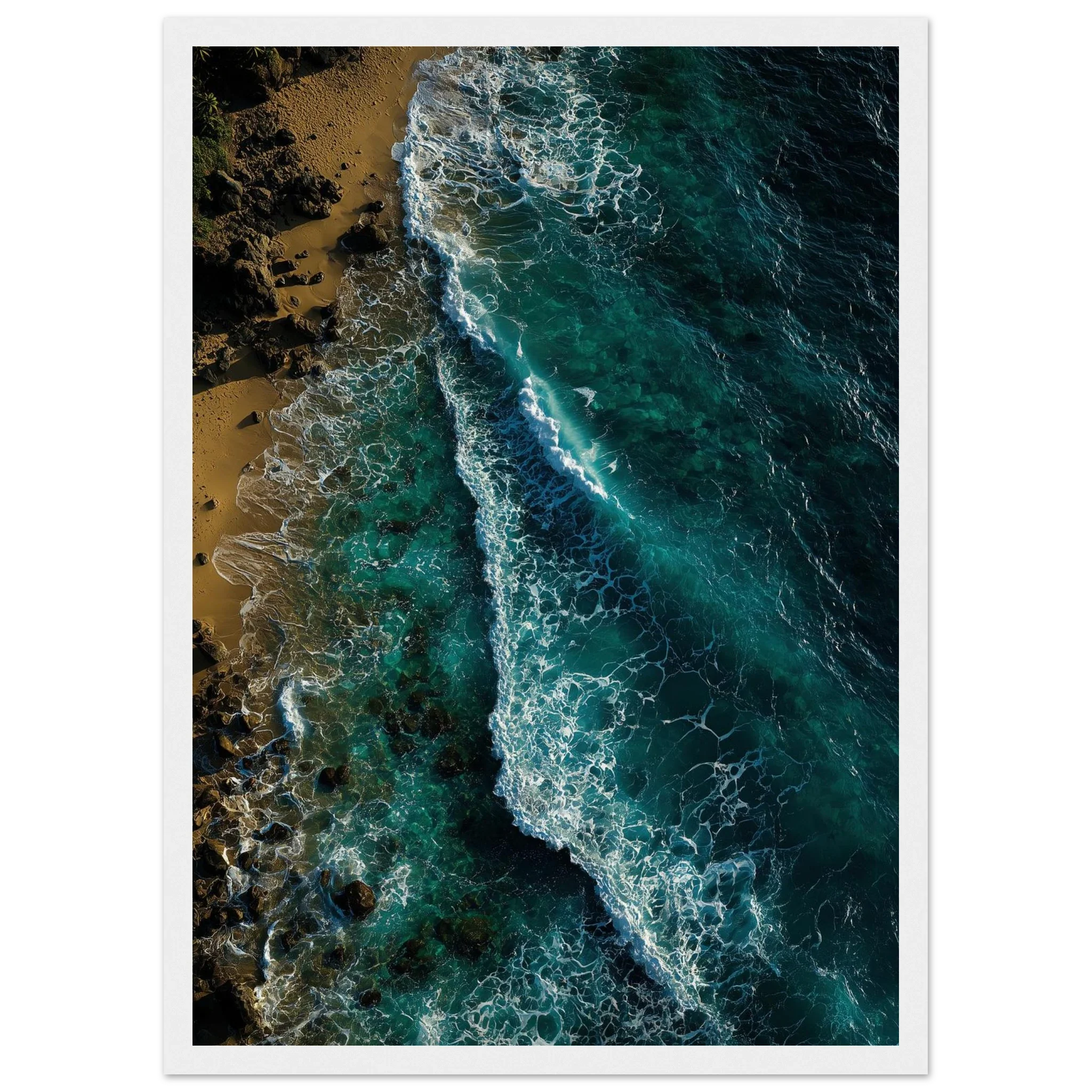 Aerial Shoreline Serenity