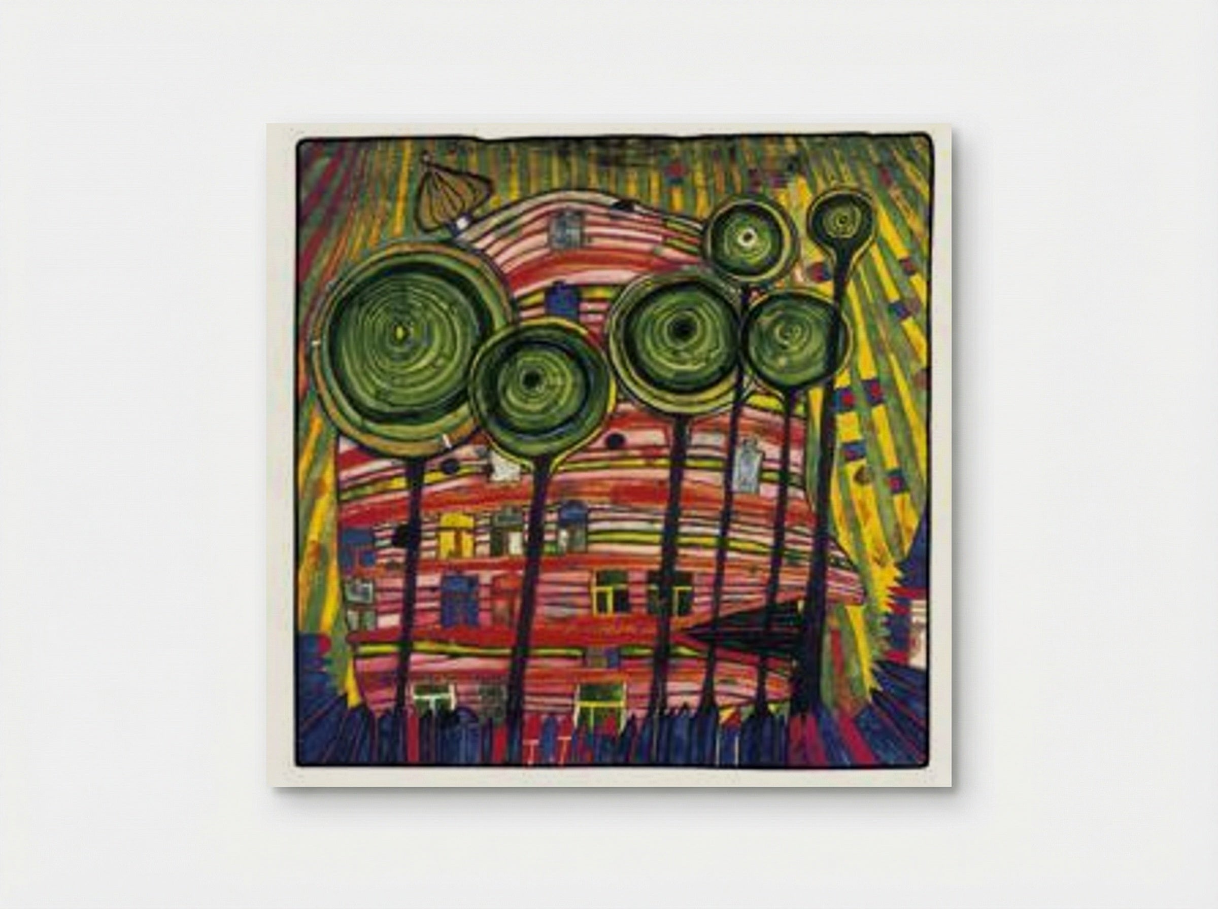 745 Blobs Grow in Beloved Gardens - Friedensreich Hundertwasser - Poster