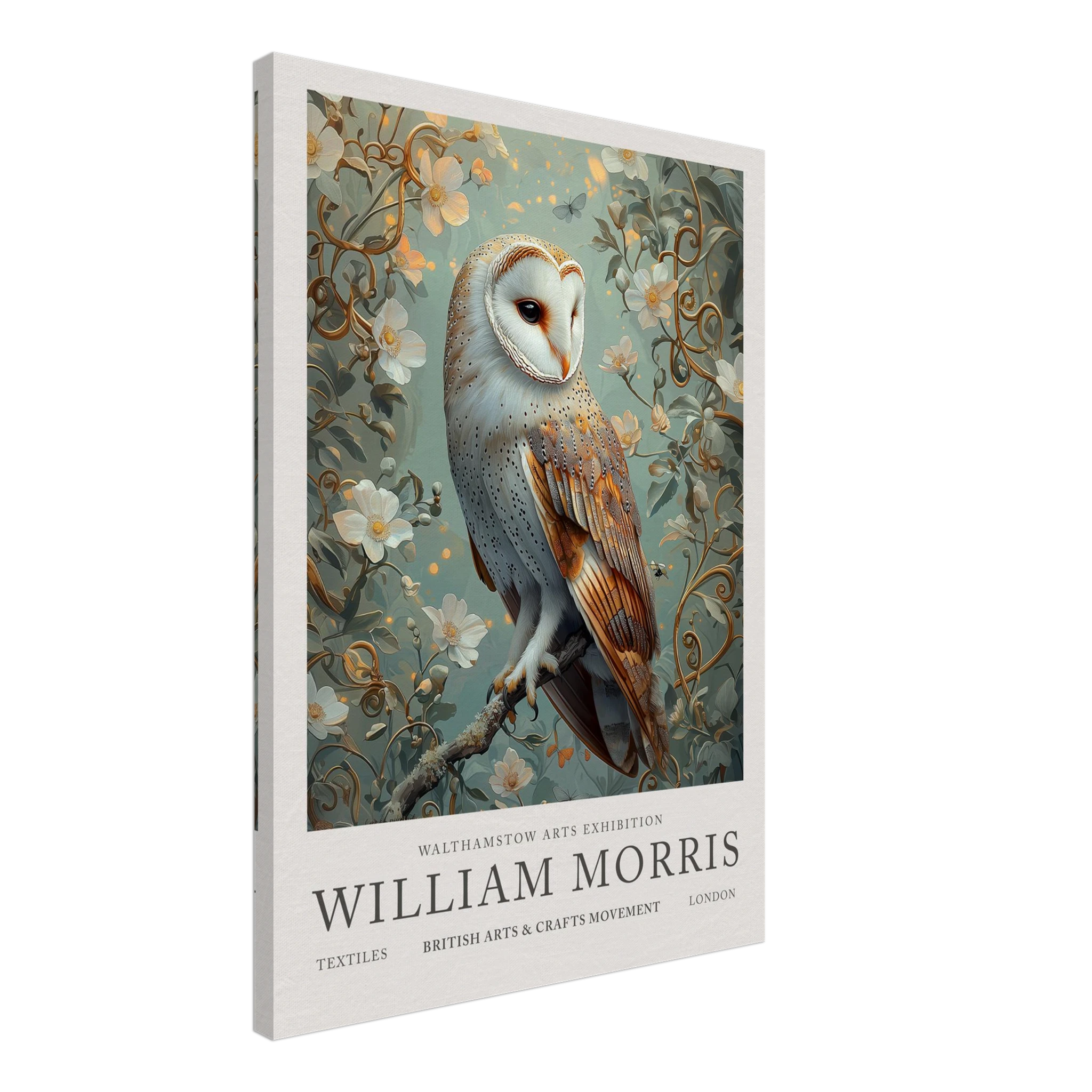 Barn Owl Whispering Wings - William Morris