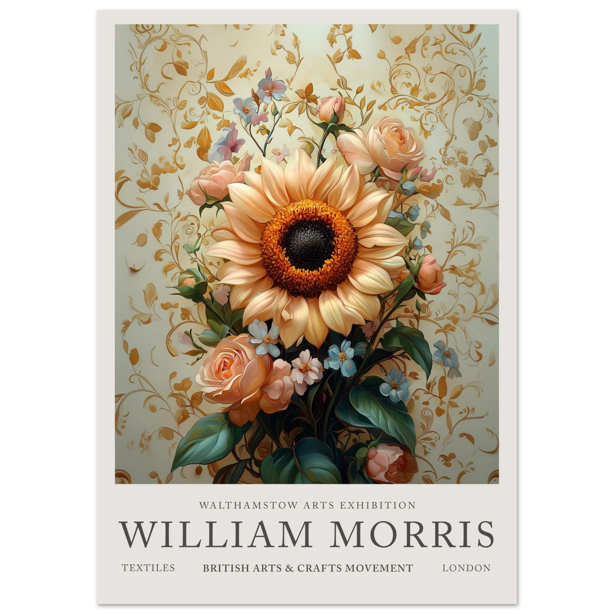 Sunflower Bouquet - William Morris