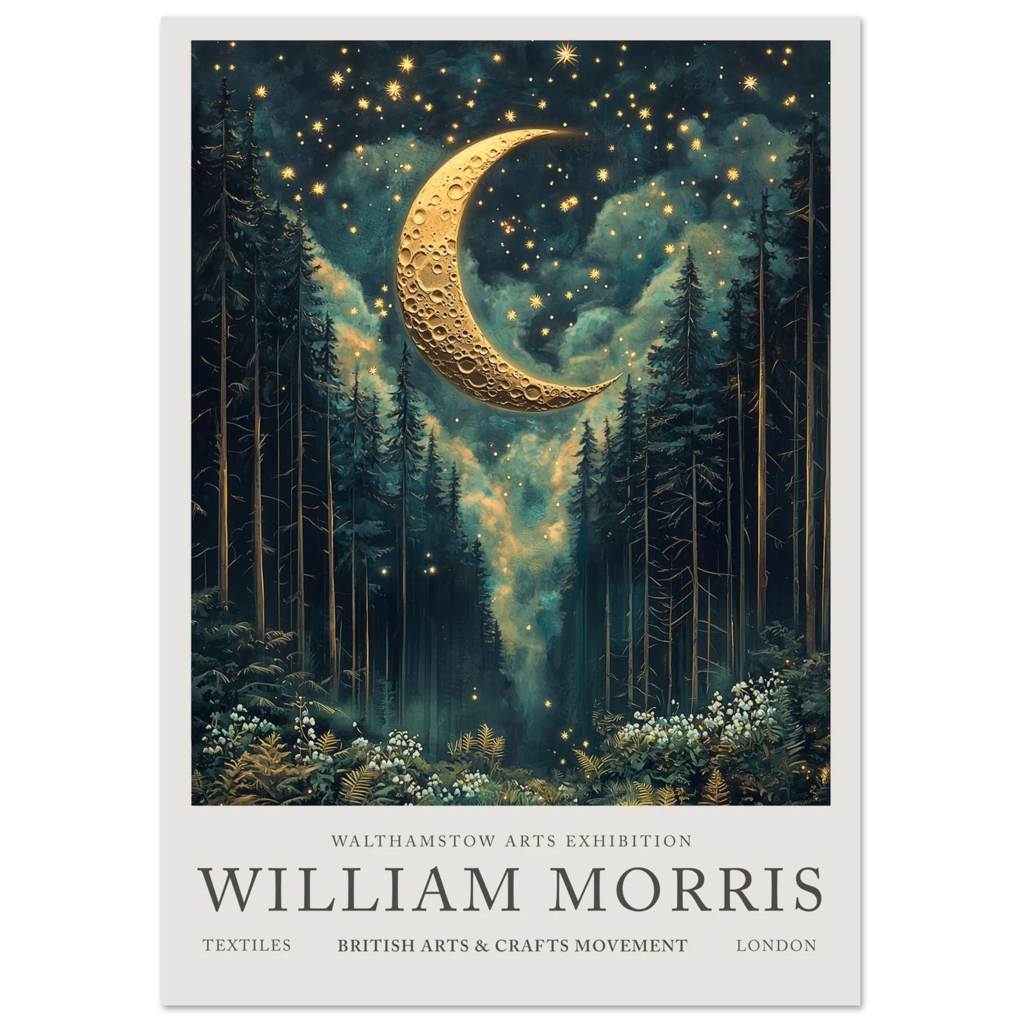 Crescent Canopy - William Morris