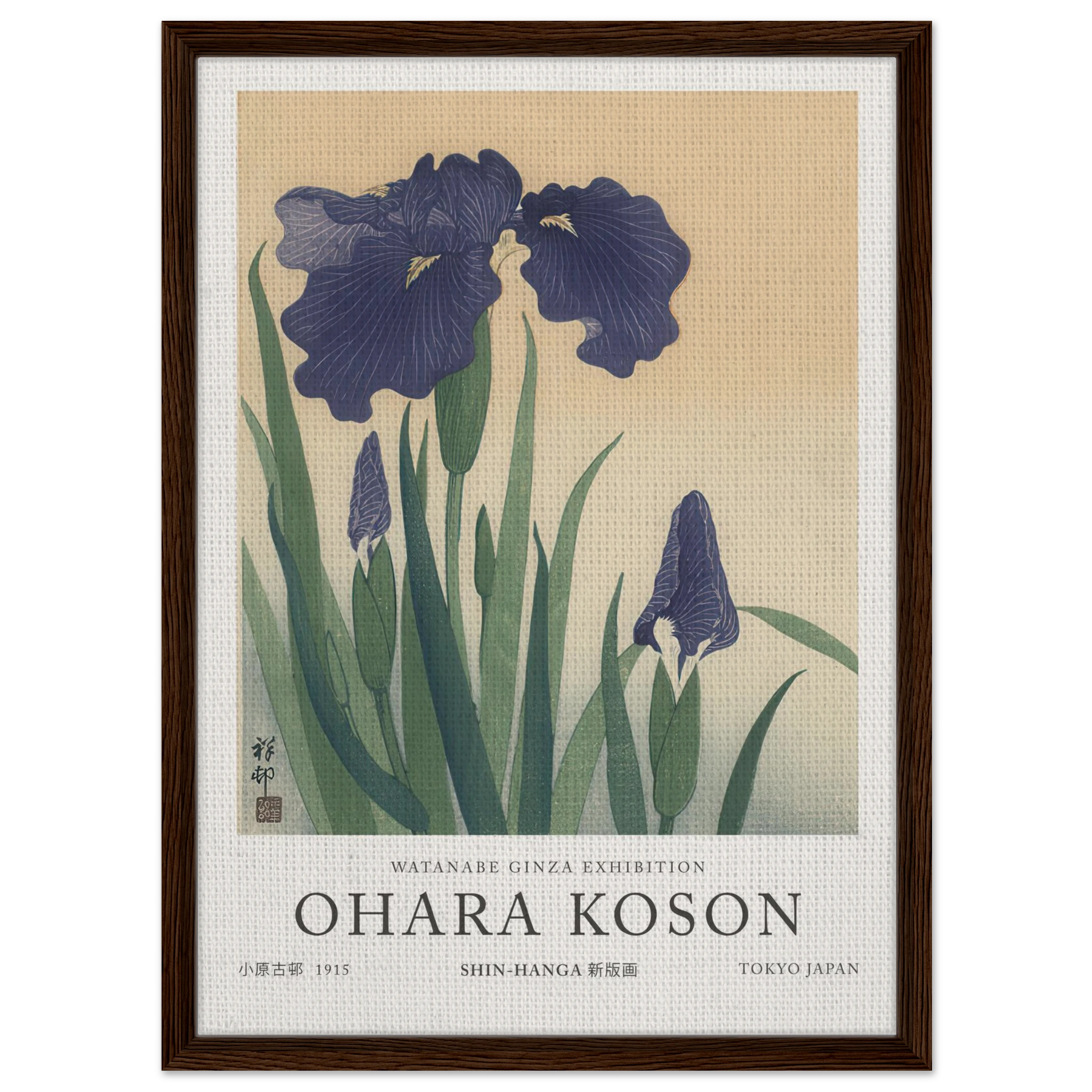Flowering Iris 1934 - Ohara Koson