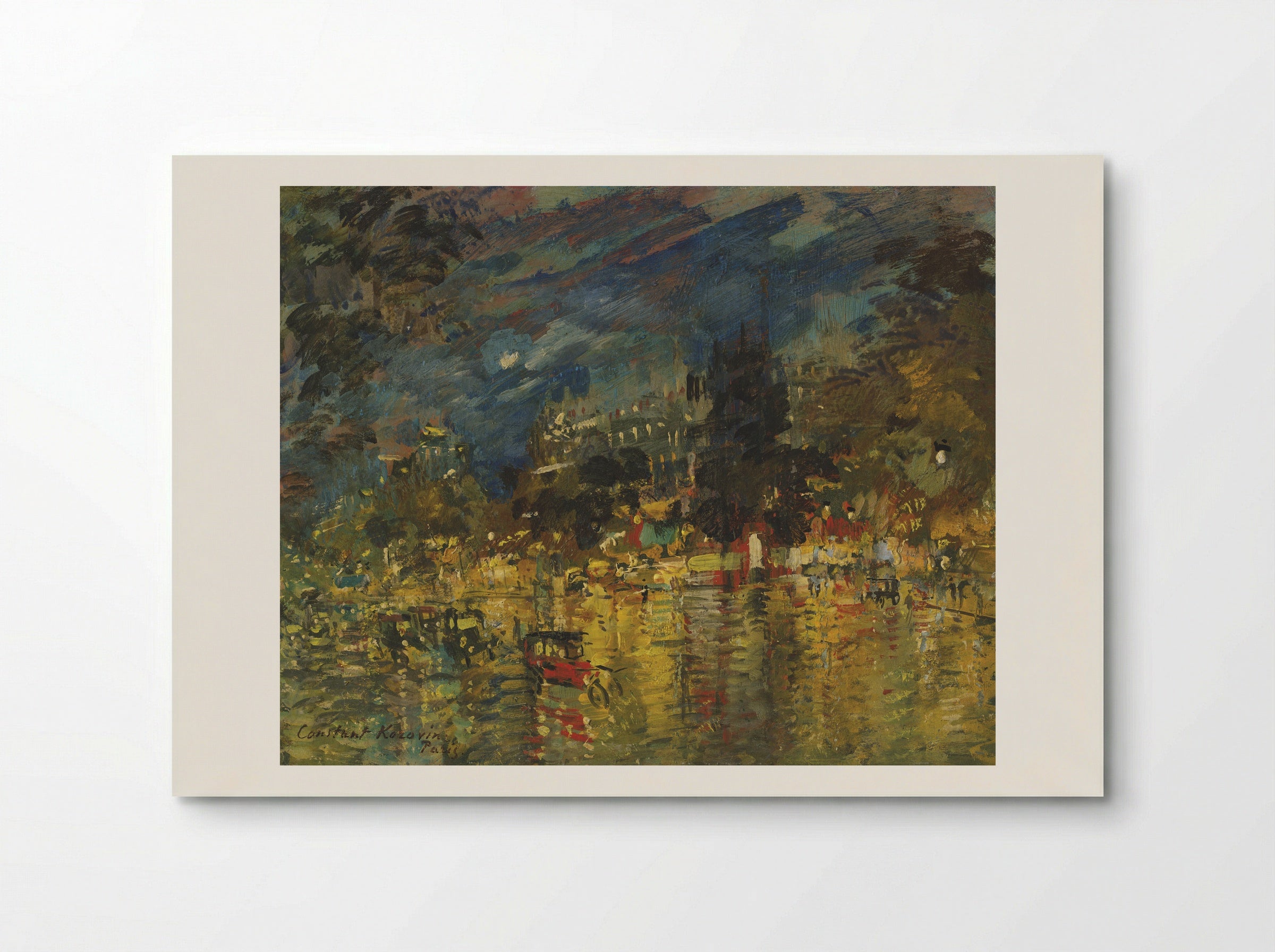 A Boulevard - Konstantin Korovin - Poster