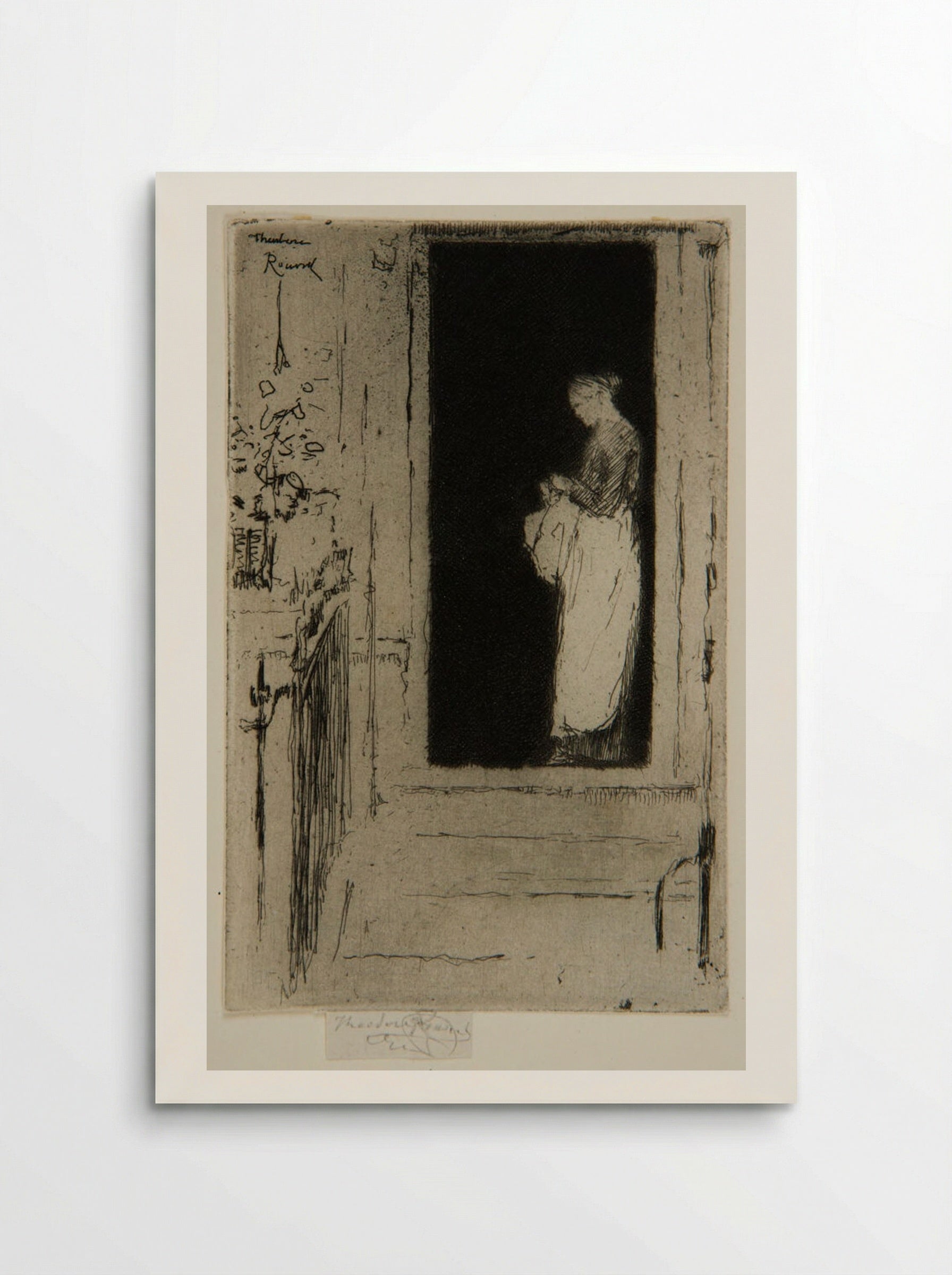A Doorway in Chelsea - Théodore Roussel - Poster