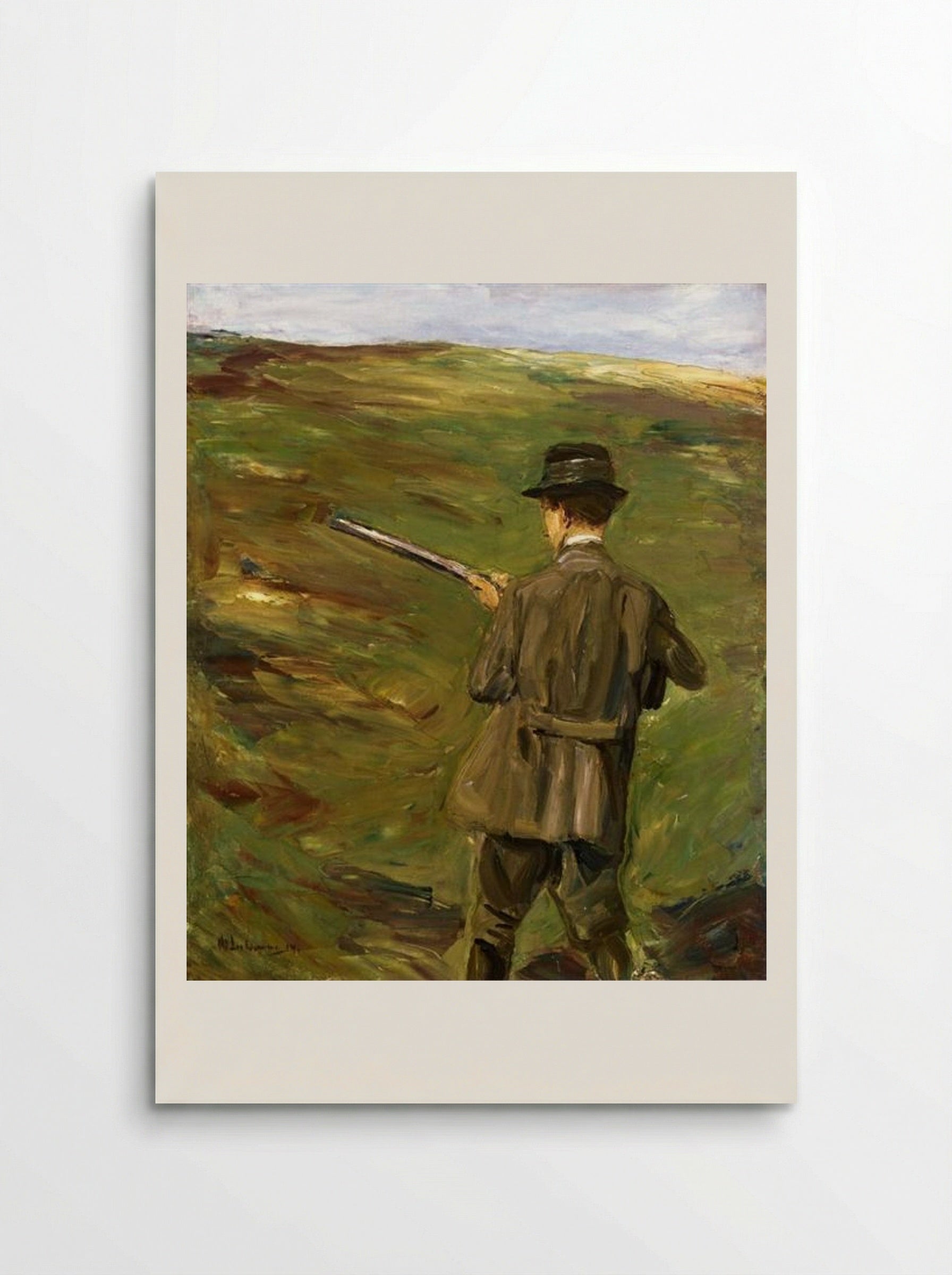 A Hunter in the Dunes - Max Liebermann - Poster