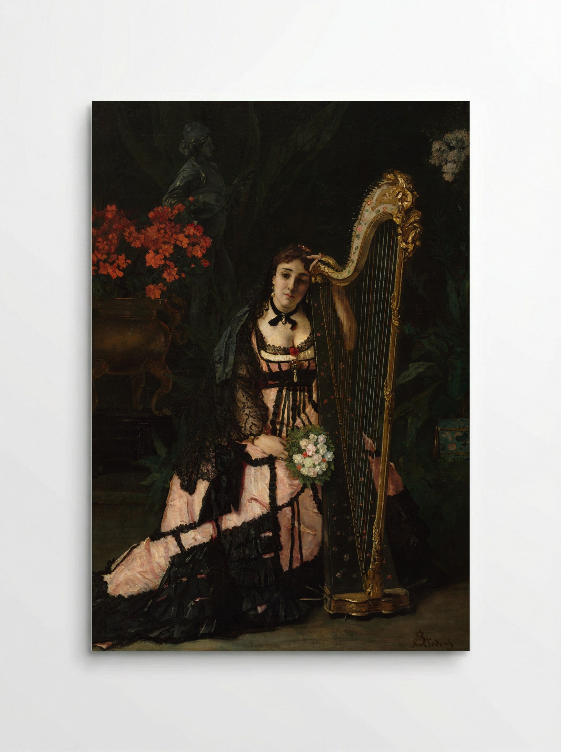A Musician - Alfred Stevens - Poster