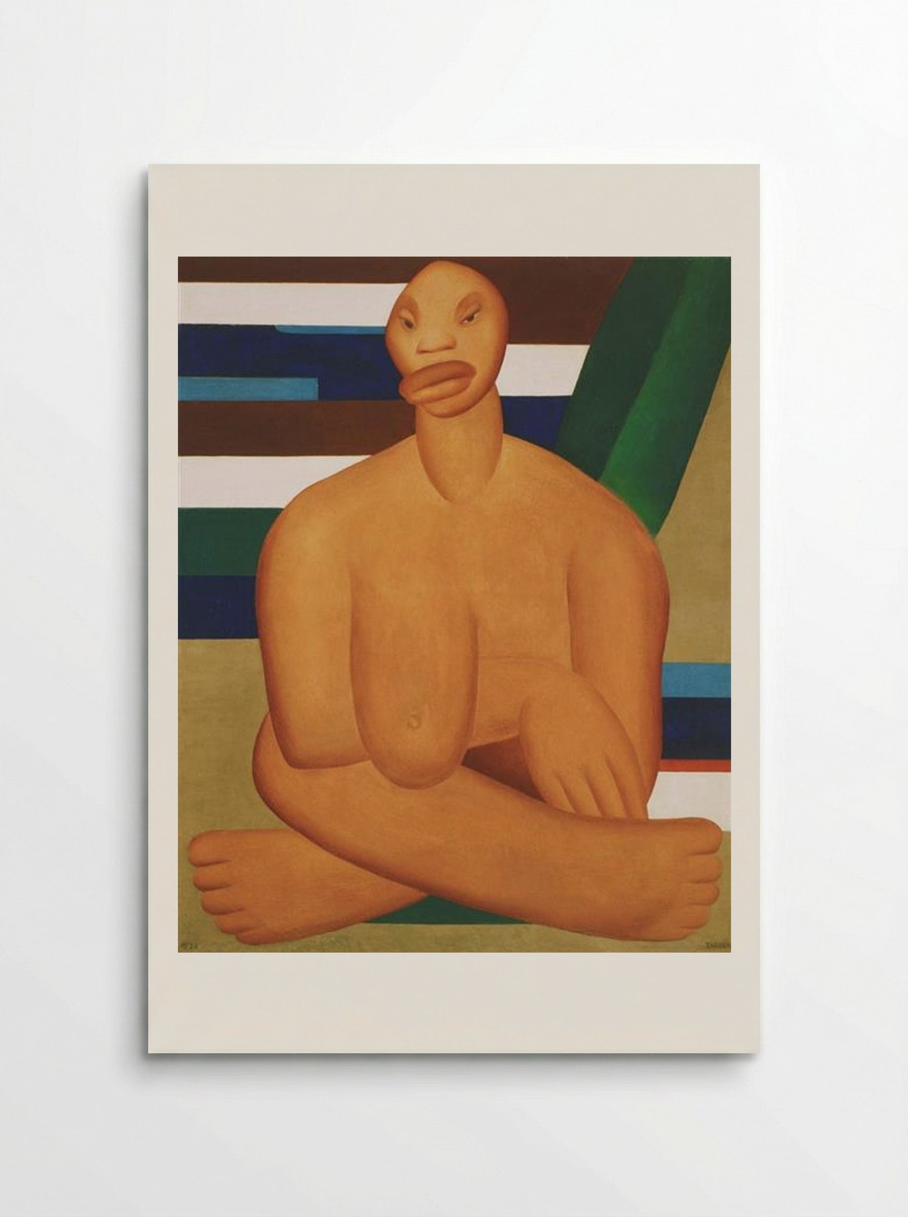 A Negra - Tarsila do Amaral - Poster