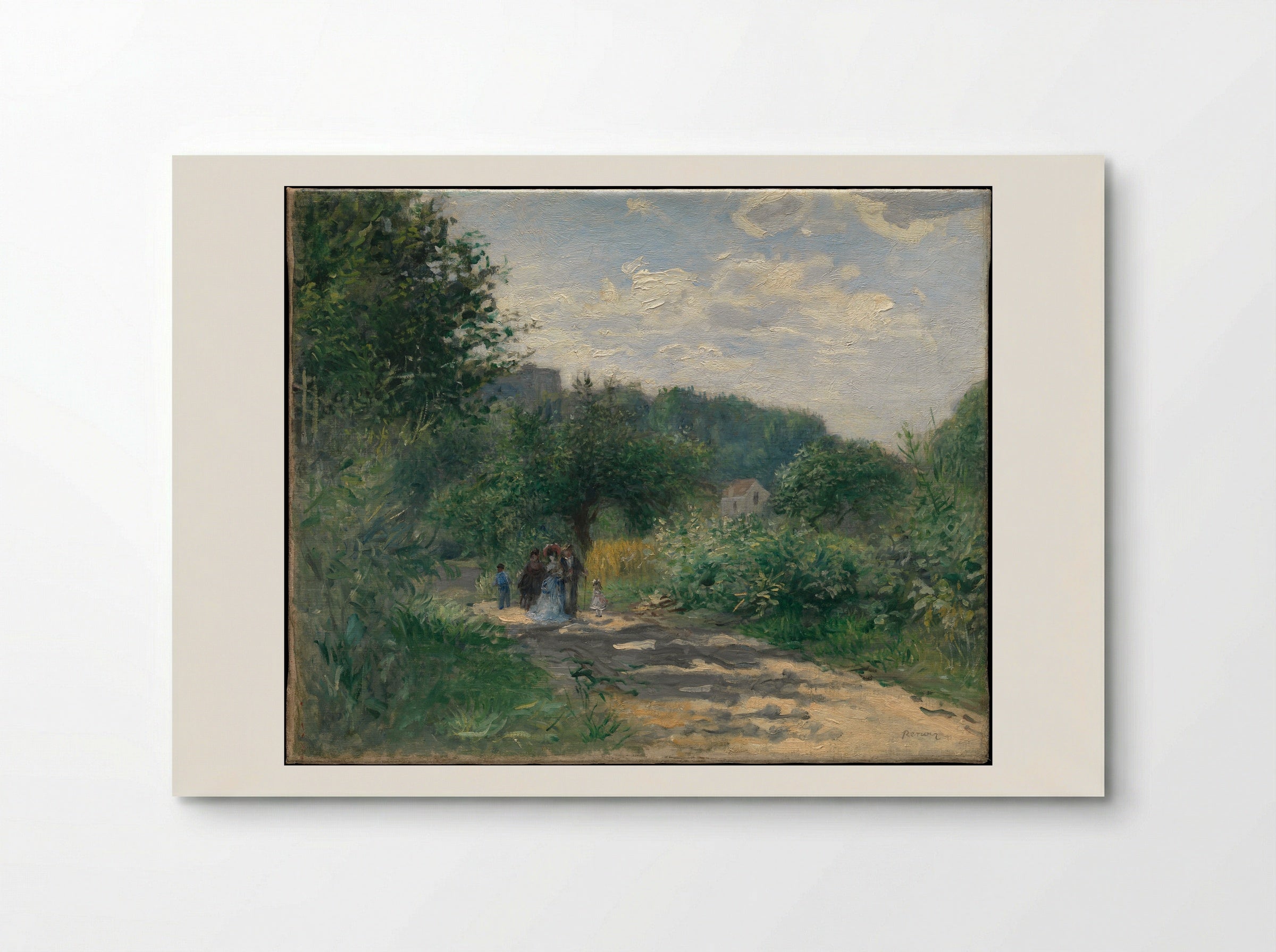 A Road in Louveciennes - Pierre-Auguste Renoir - Poster