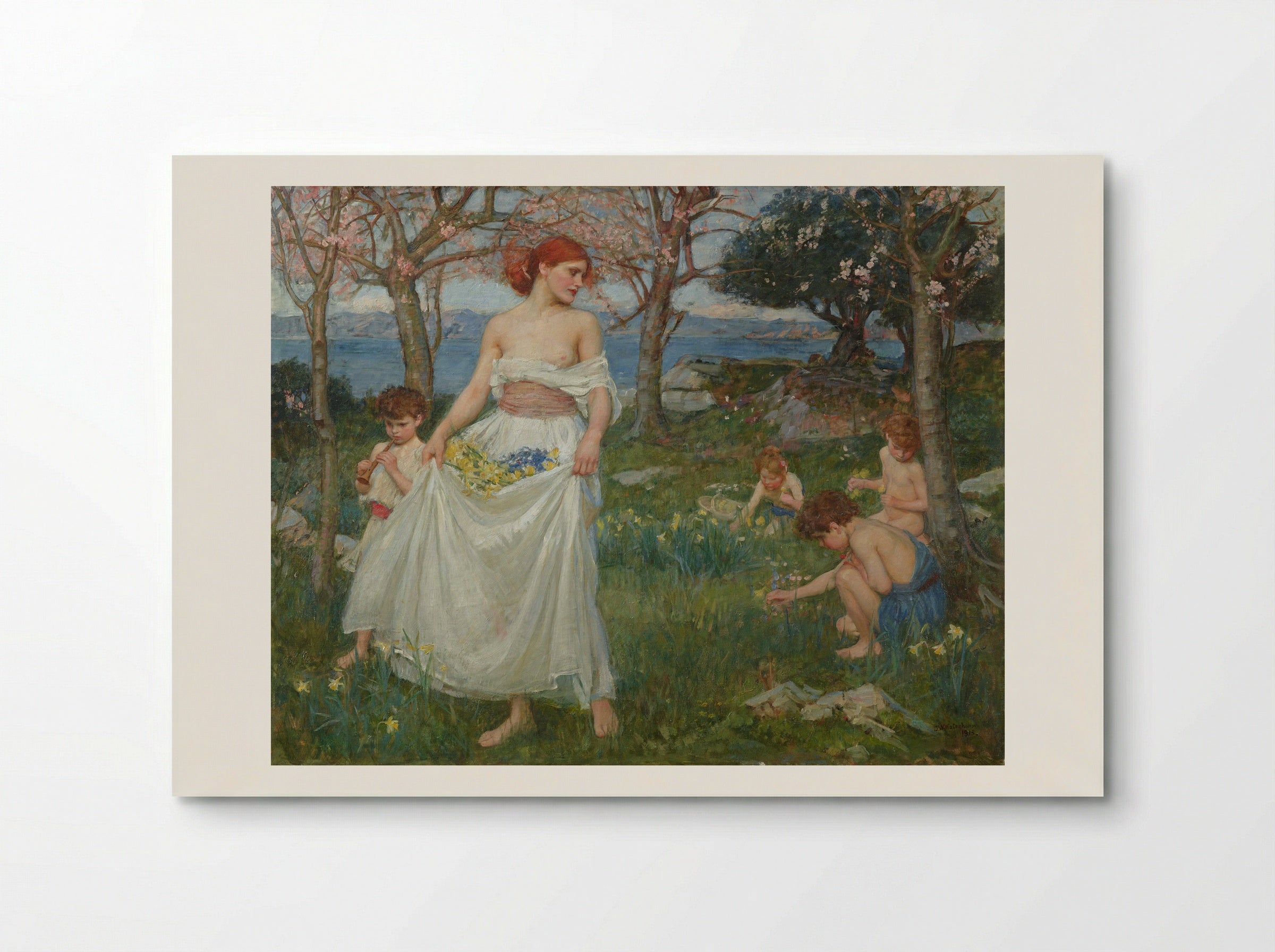 A Song of Springtime - John William Waterhouse - Poster