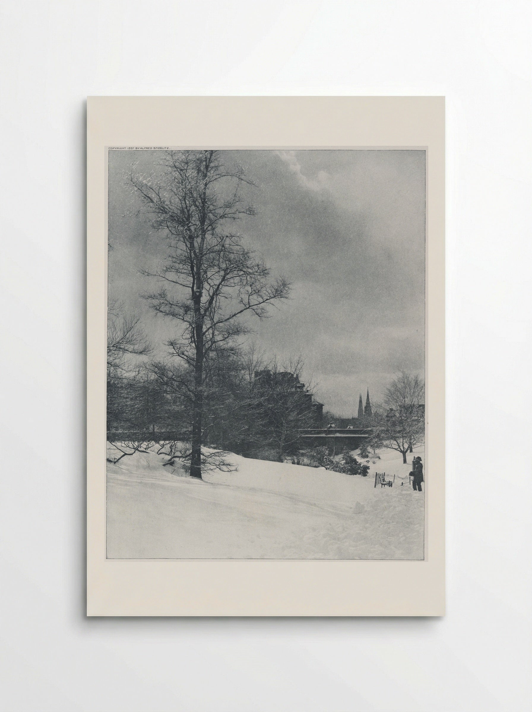 A Winter Sky - Central Park - Alfred Stieglitz - Poster