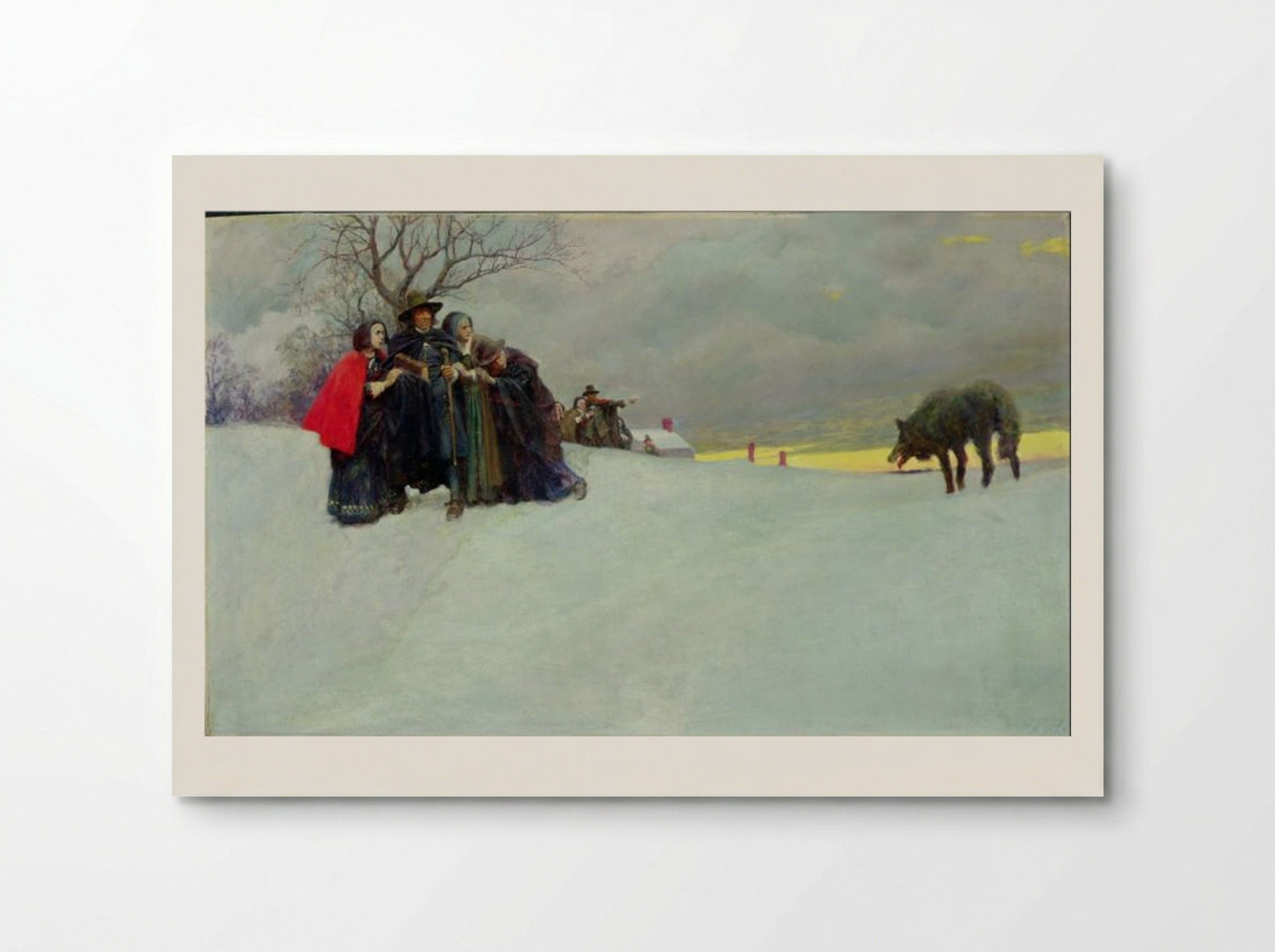 A Wolf Had Not Been Seen at Salem for Thirty Years - Howard Pyle - Poster
