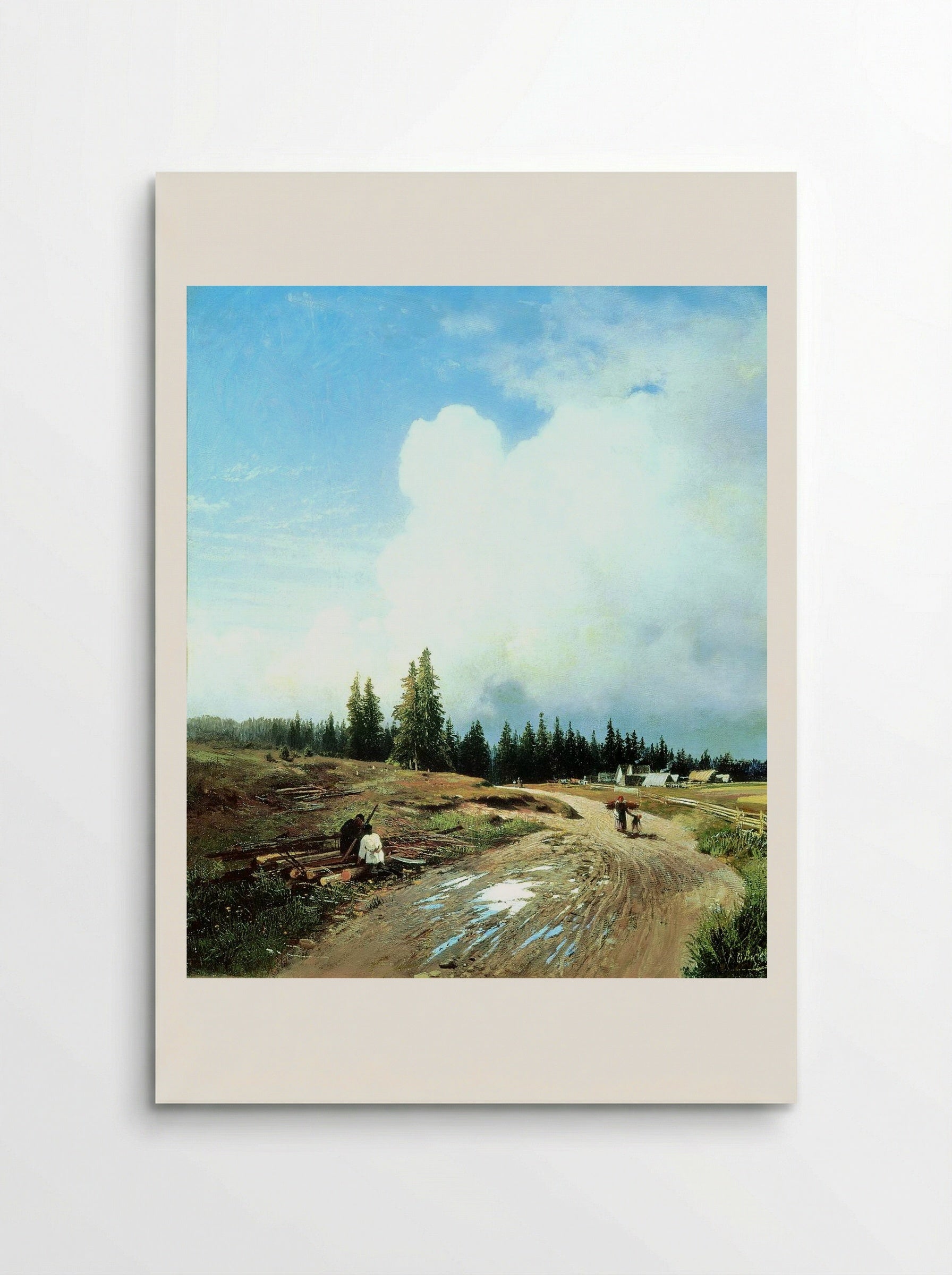After a Thunderstorm - Fyodor Vasilyev - Poster