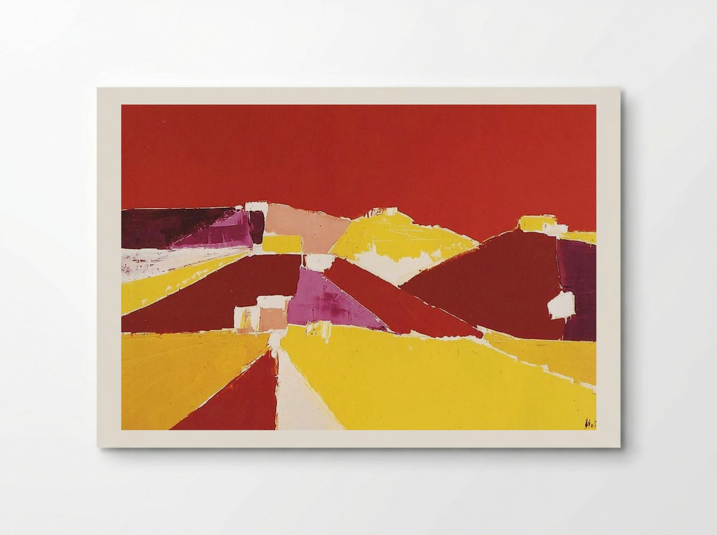 Agrigente - Nicolas de Staël - Poster