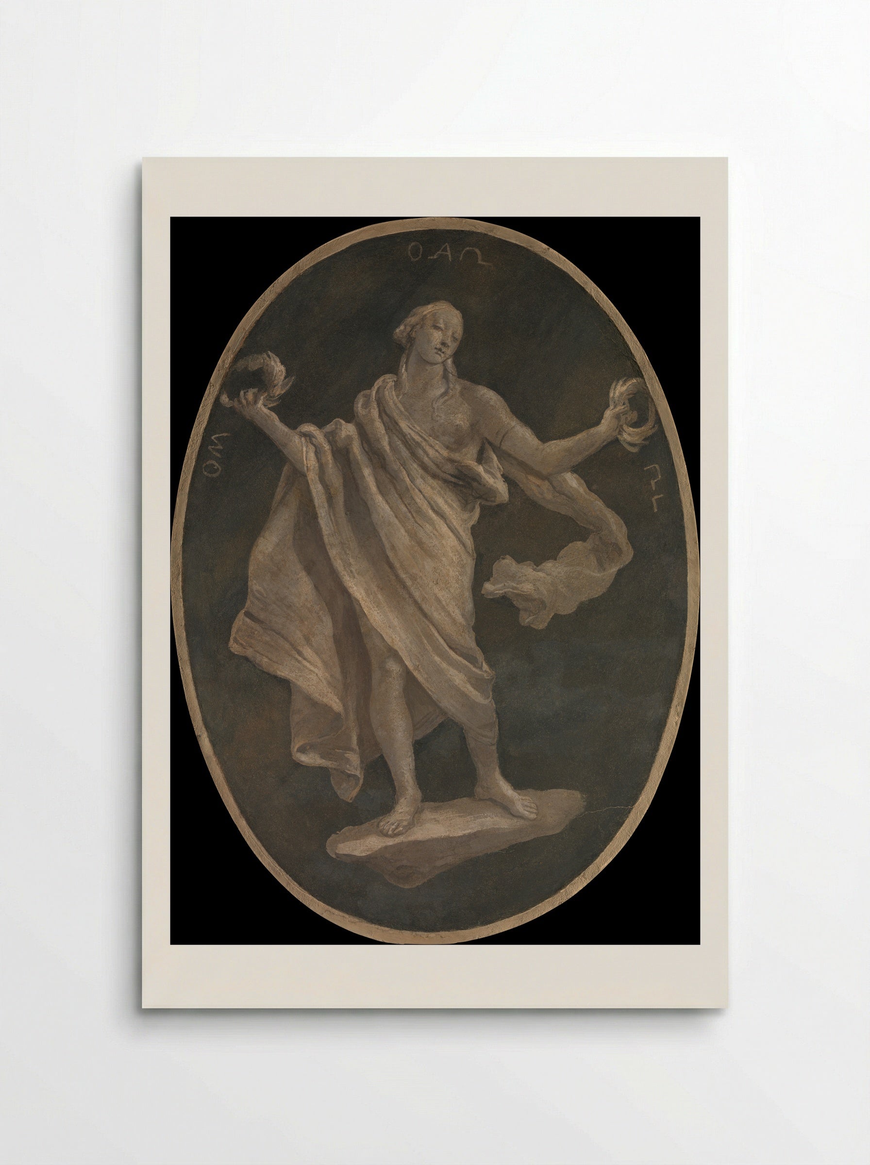 Allegorical Figure Representing a Virtue, Possibly Patriotism - Giovanni Battista Tiepolo - Poster