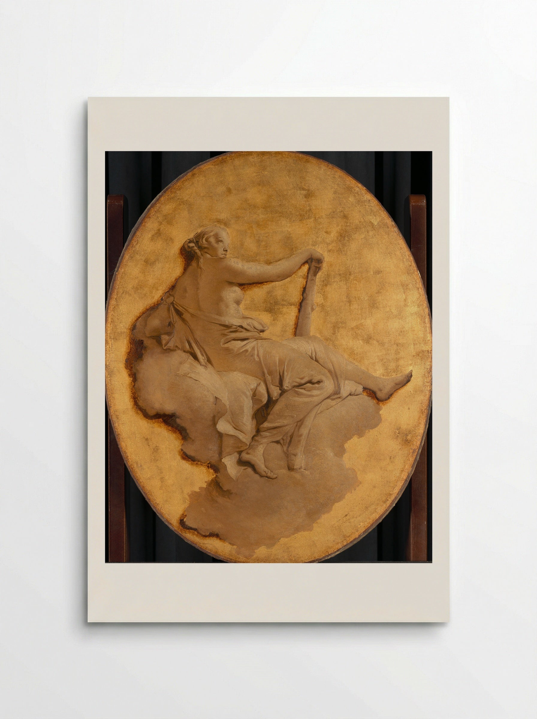 Allegorical Figure of a Woman with a Club (Possibly Fortitude) - Giovanni Battista Tiepolo - Poster