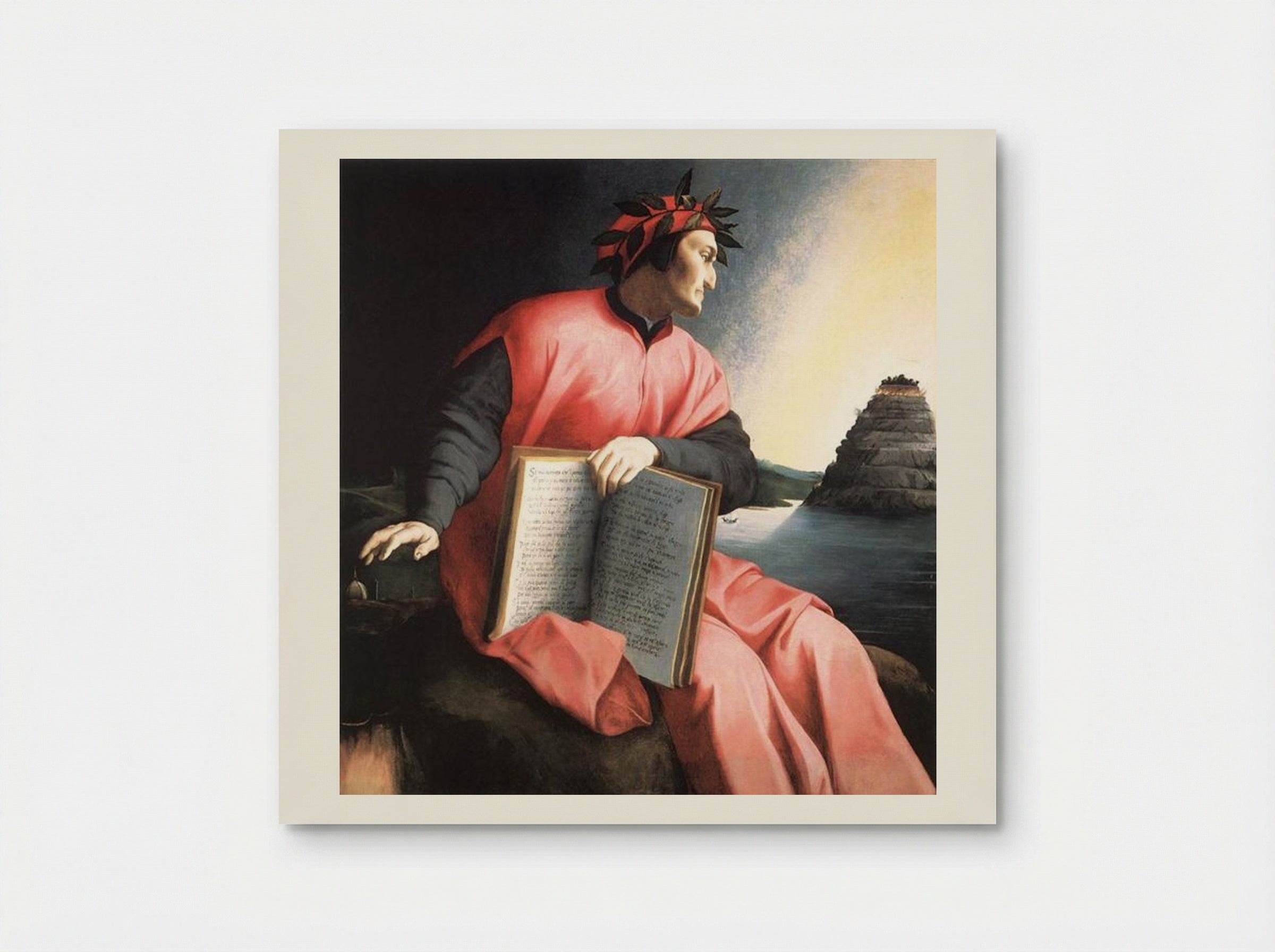 Allegorical Portrait of Dante - Agnolo Bronzino - Poster