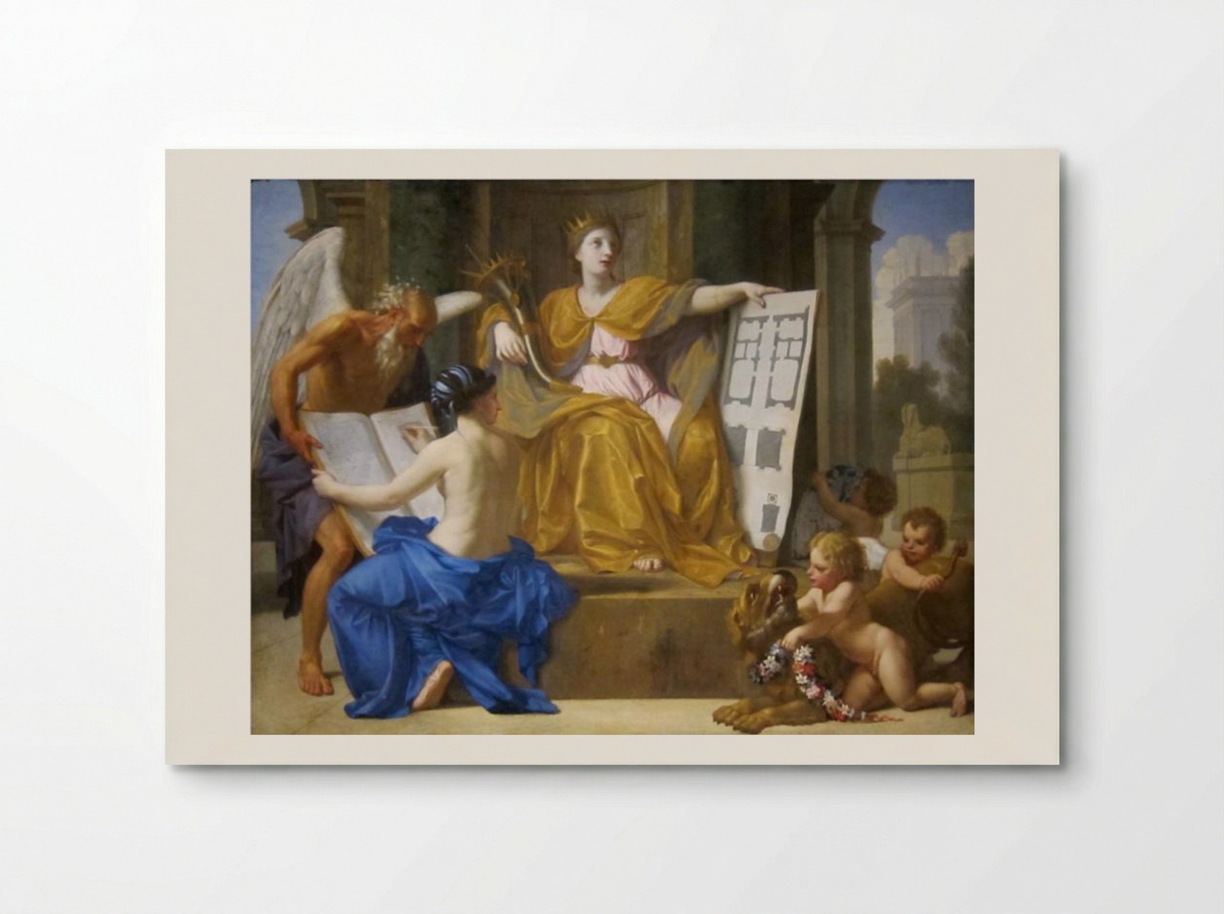 Allegory of Magnificence - Eustache Le Sueur - Poster