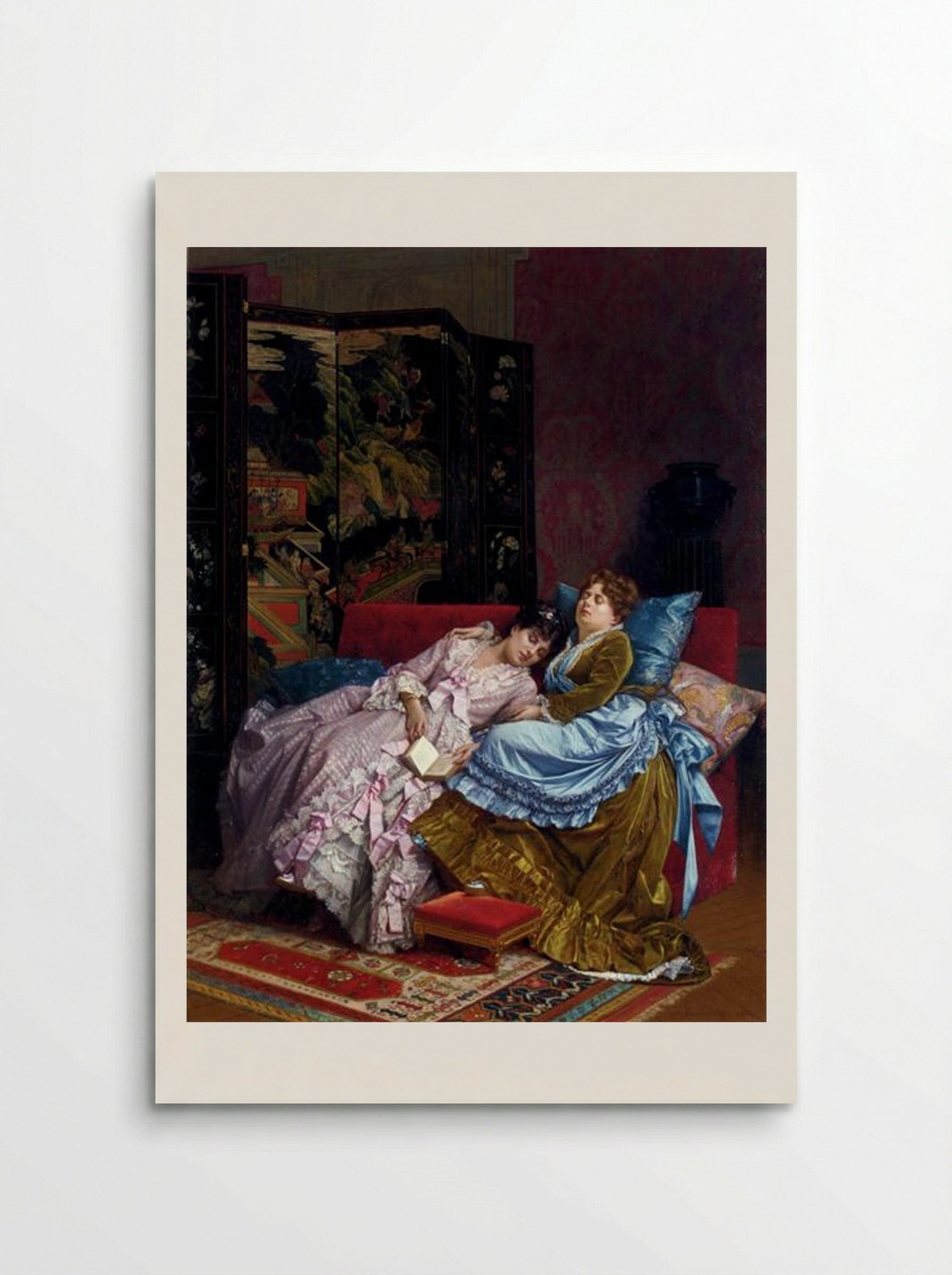 An Afternoon Idyll - Auguste Toulmouche - Poster