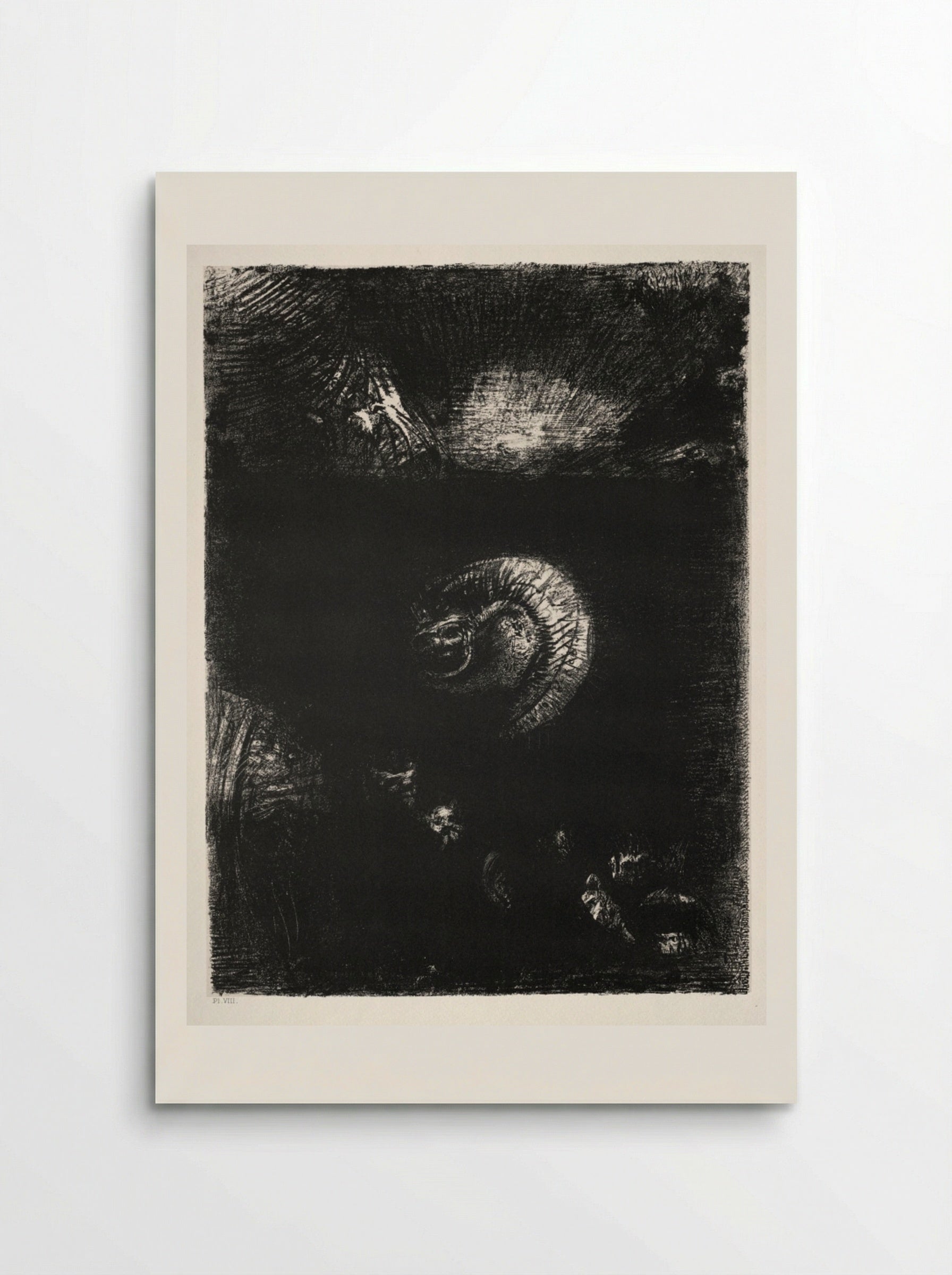And All Manner of Frightful Creatures Arise - Odilon Redon - Poster