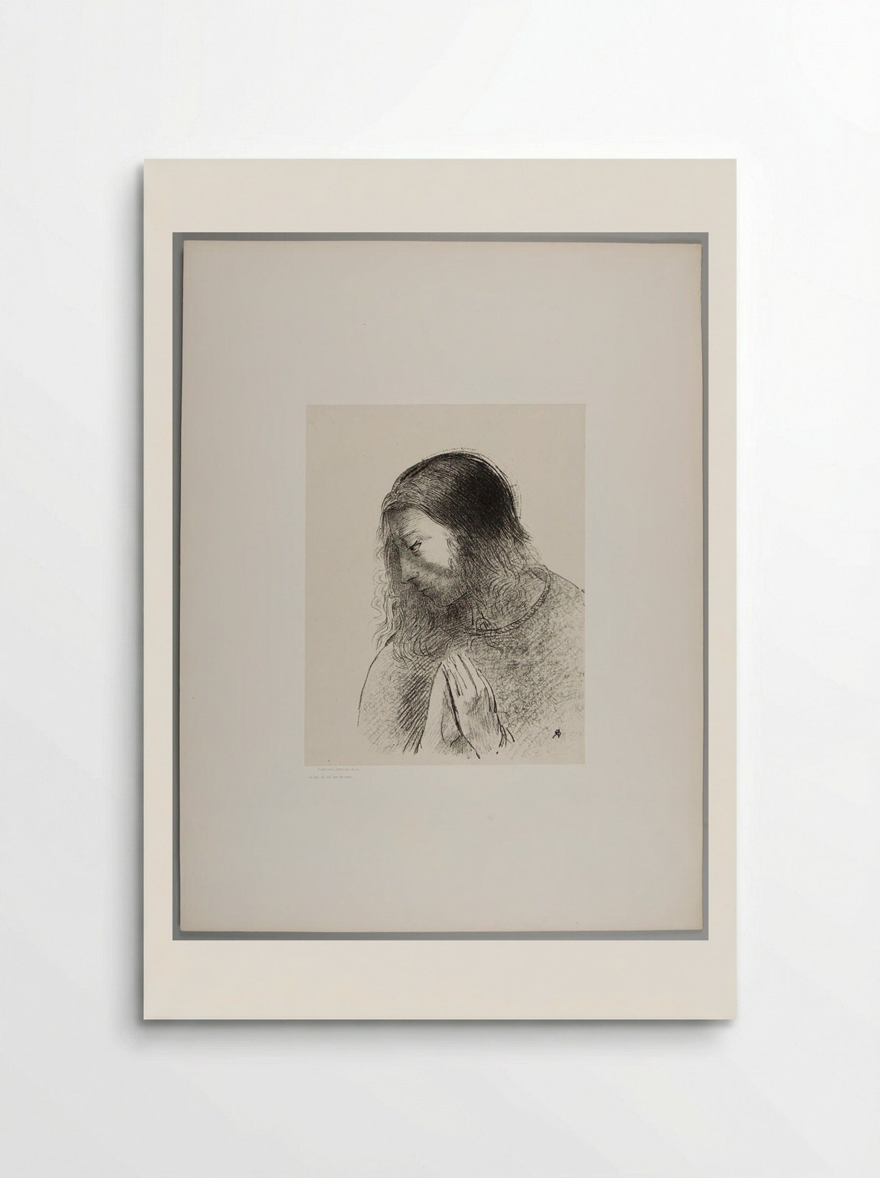 And I, John, saw these things, and heard them. - Odilon Redon - Poster