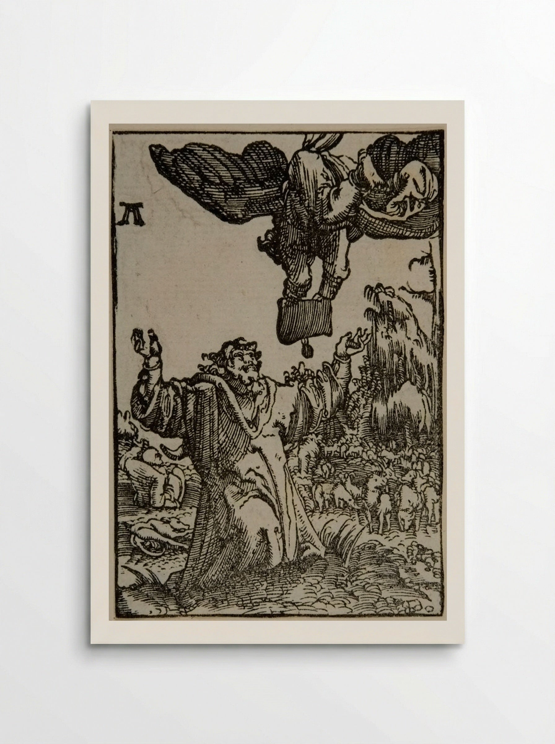 Annunciation of the Birth of the Virgin to Joachim - Albrecht Altdorfer - Poster