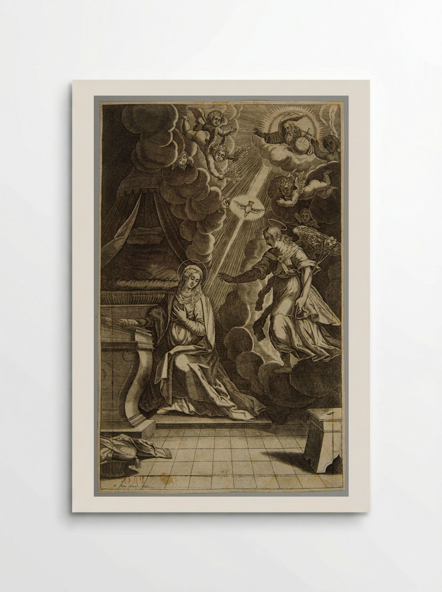 Annunciation - Hendrik van Schoel - Poster