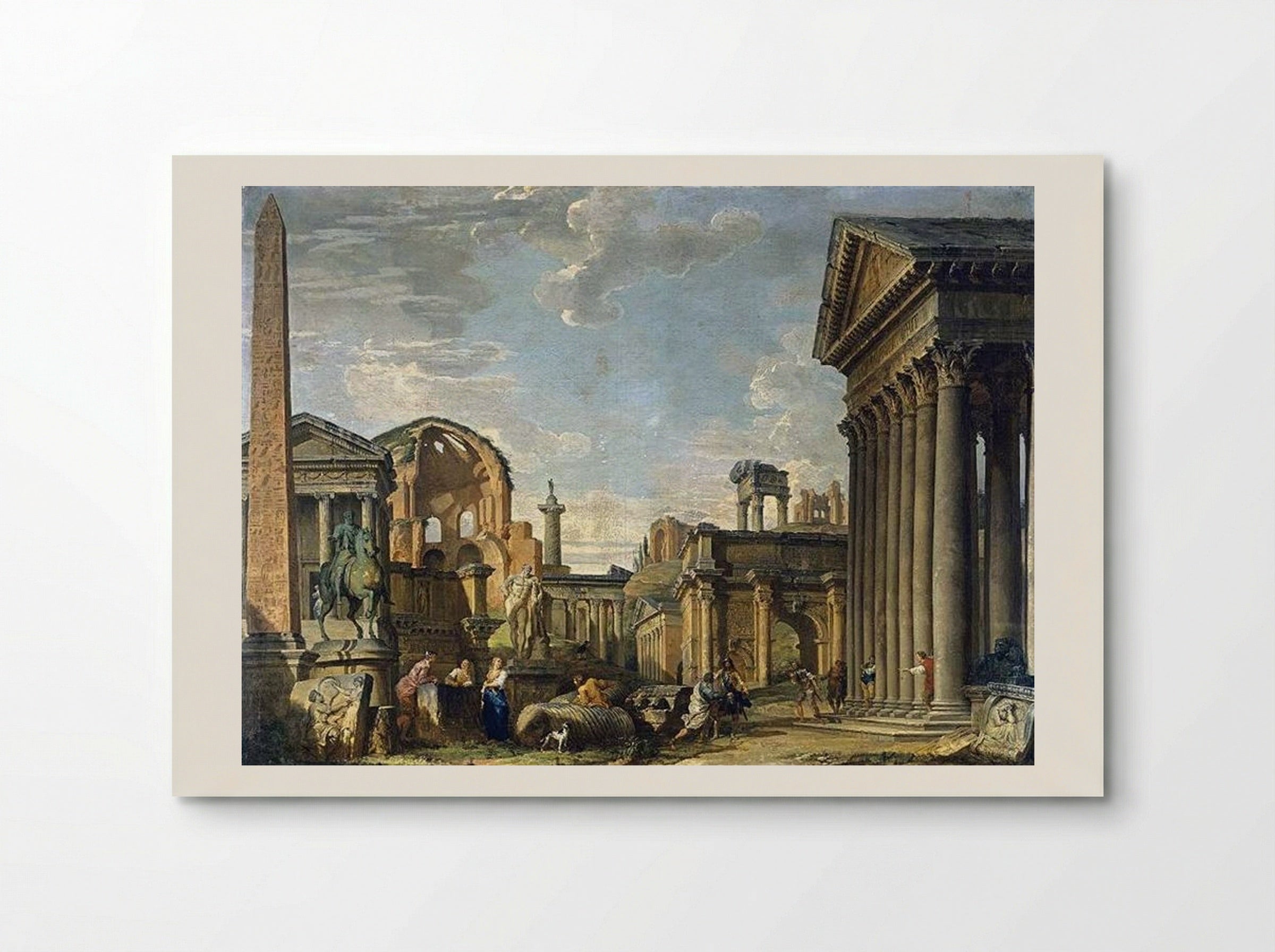 Architectural Capriccio - Giovanni Paolo Panini - Poster