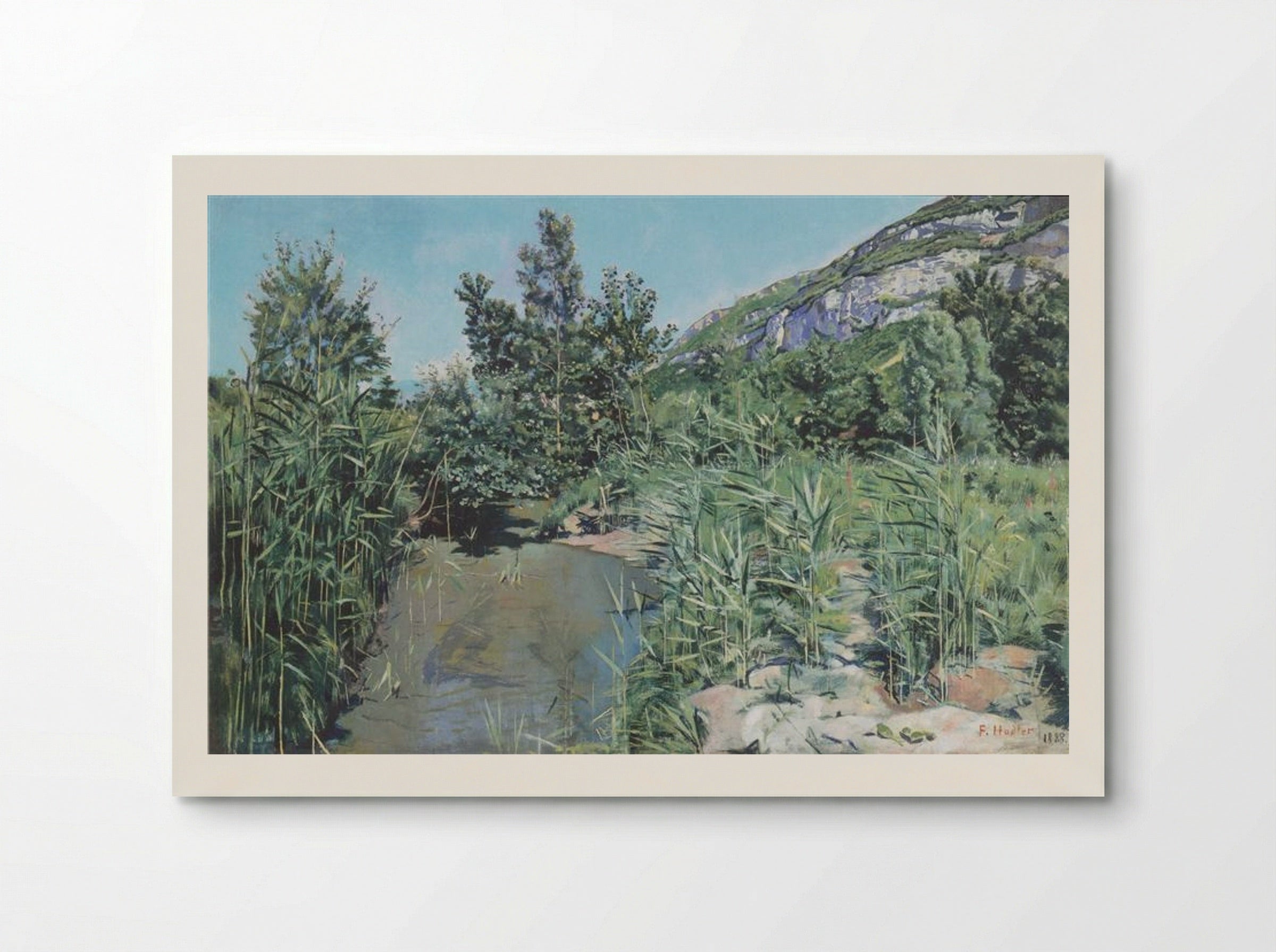 At the Foot of the Salève - Ferdinand Hodler - Poster