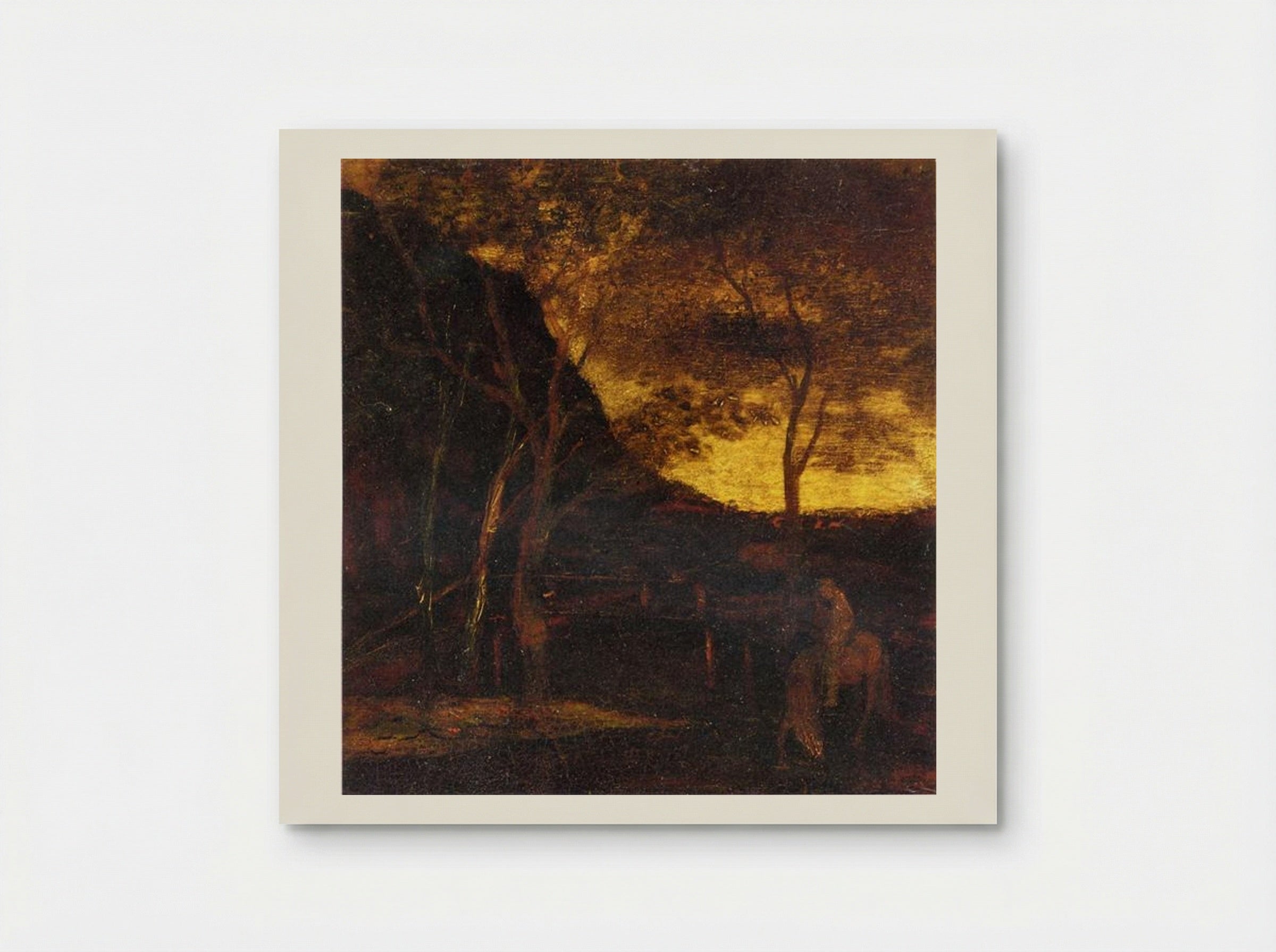 At the Ford - Albert Pinkham Ryder - Poster