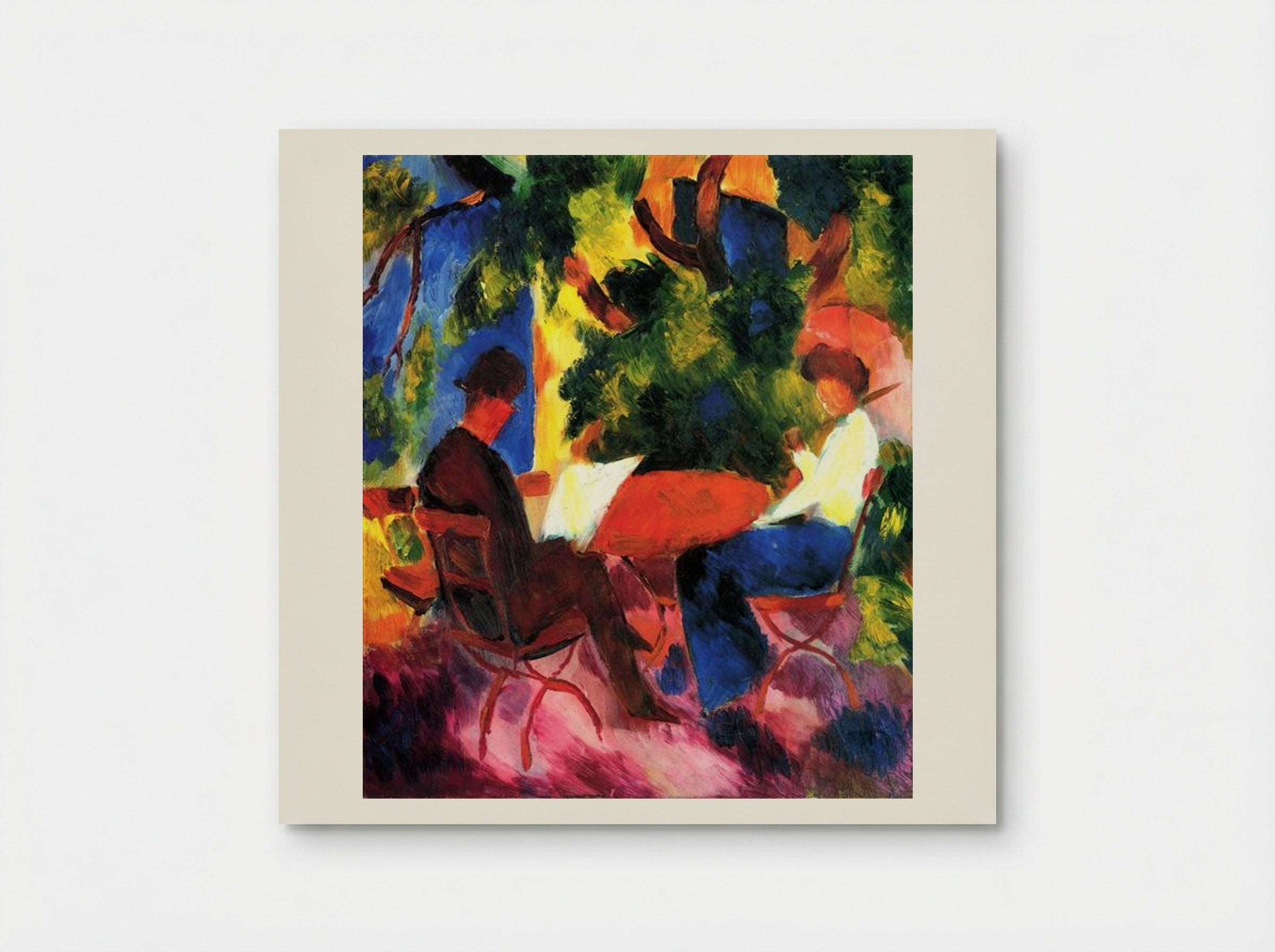 At the Garden Table - August Macke - Poster