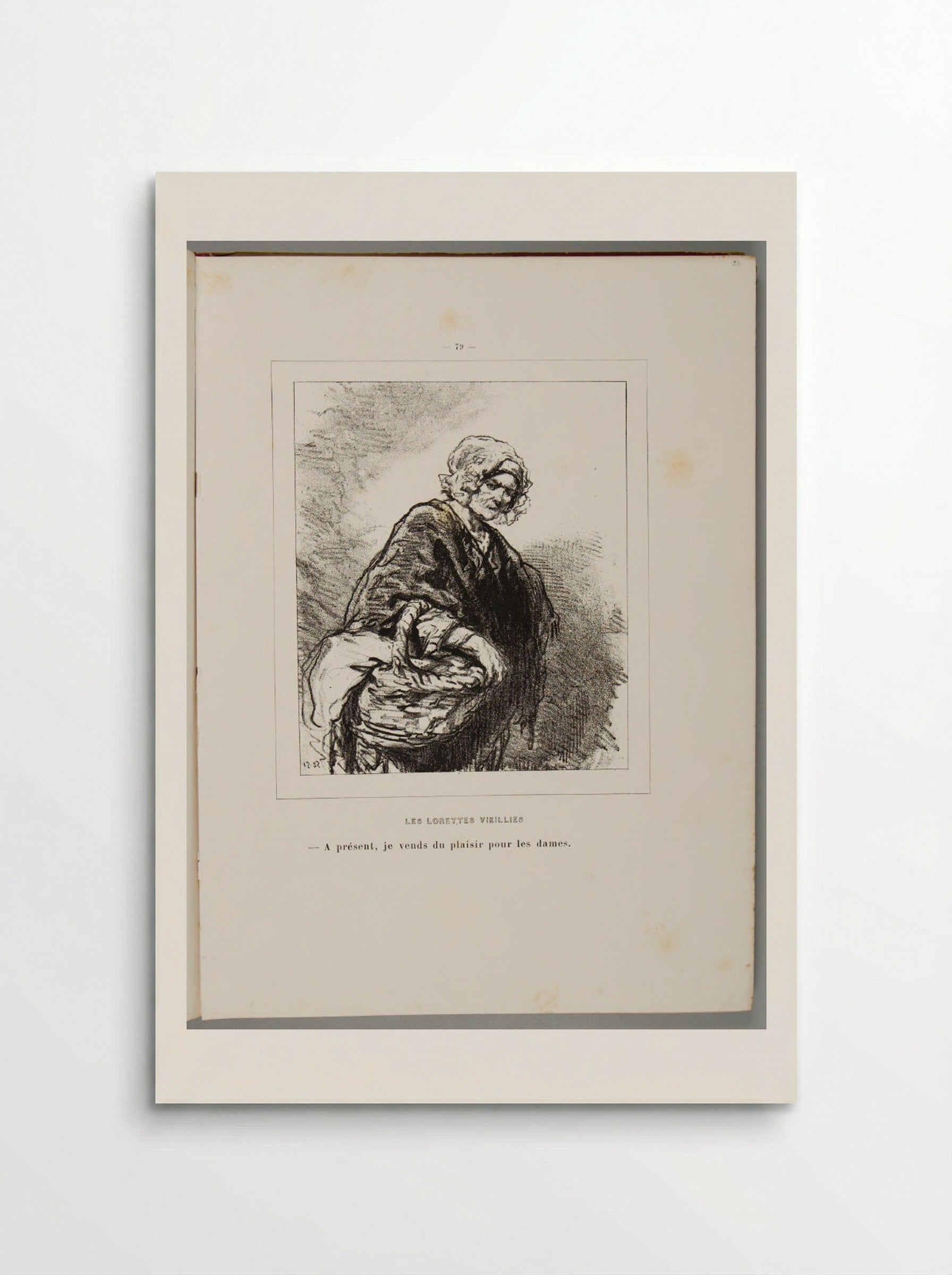 At the present, I sell pleasure to the ladies., p. 79 - Paul Gavarni - Poster