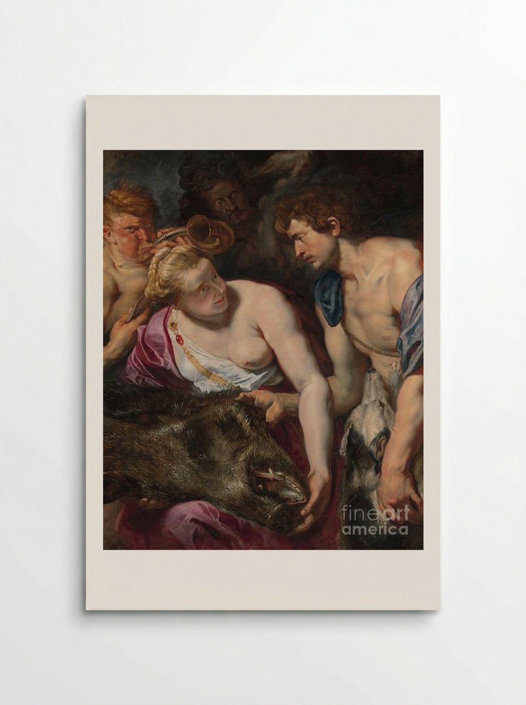 Atalanta and Meleager - Peter Paul Rubens - Poster