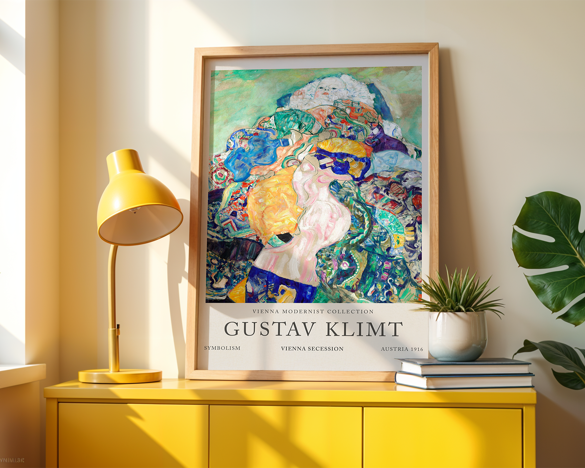 Baby-(Cradle)-(ca.-1917–1918)---Gustav-Kimt mockup