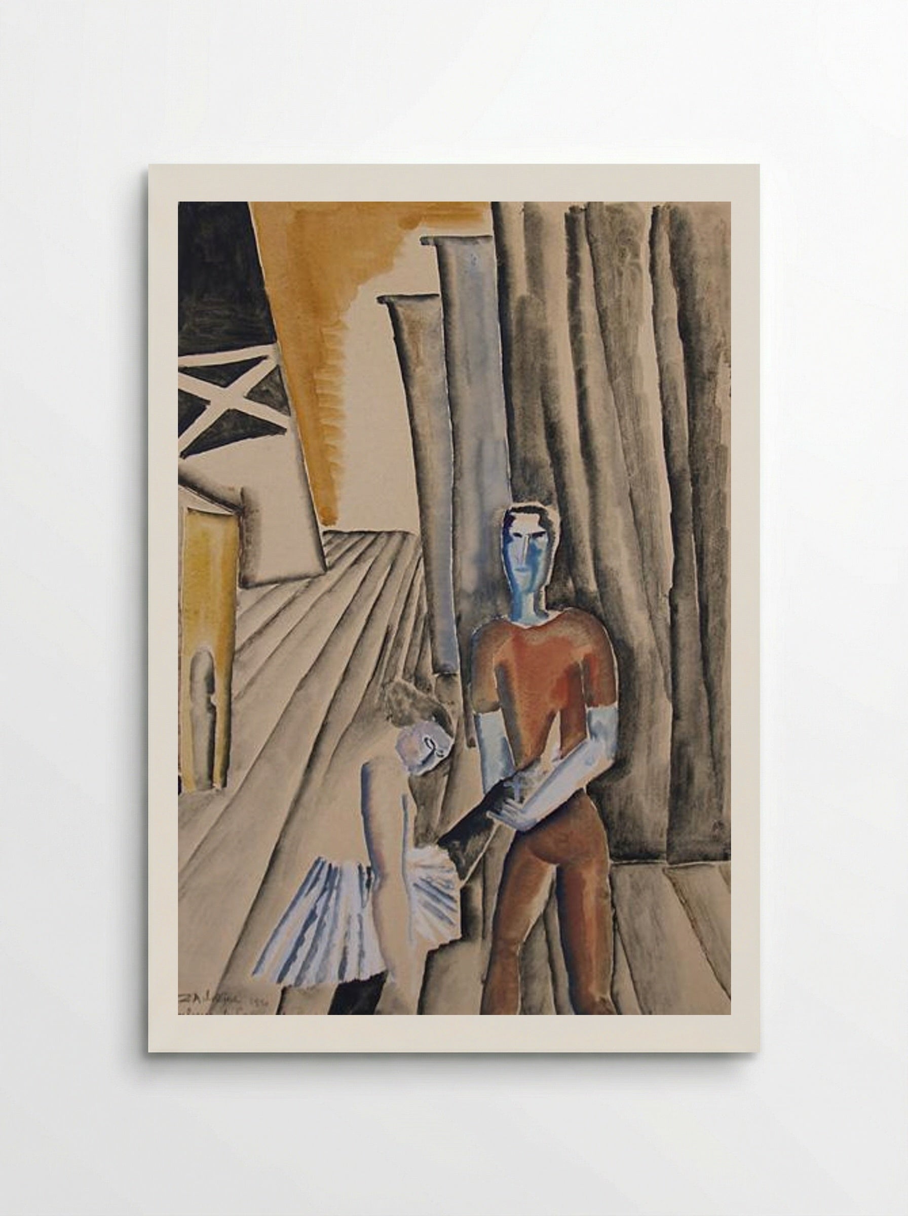 Backstage at the Casino de Paris - Ossip Zadkine - Poster